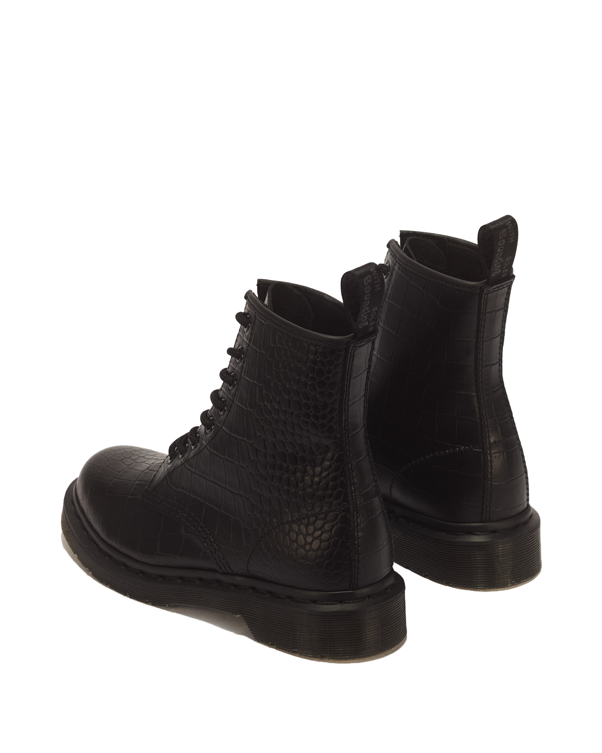 1460 Croc Emboss Leather Boots