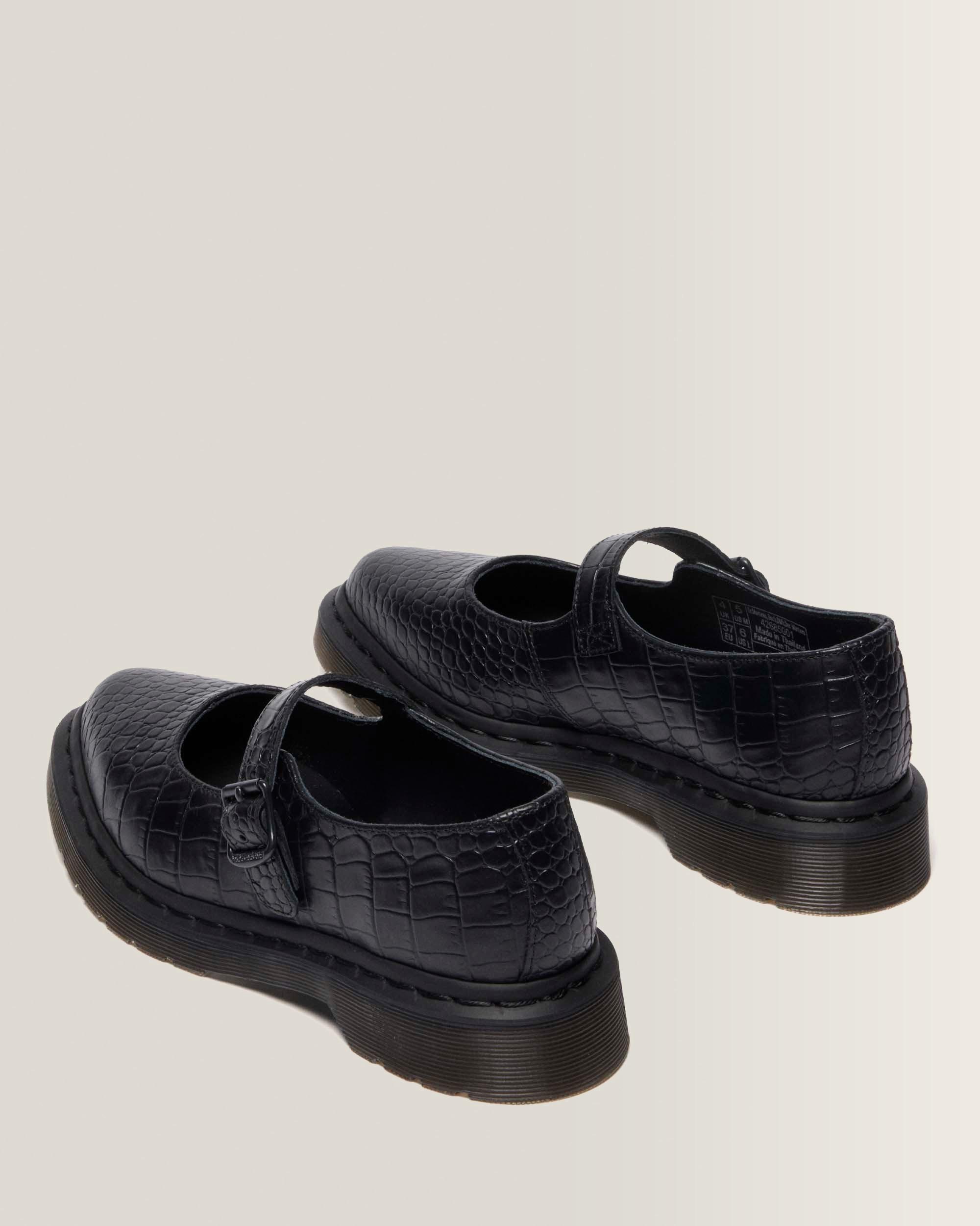 Babies Elphie en cuir gaufré