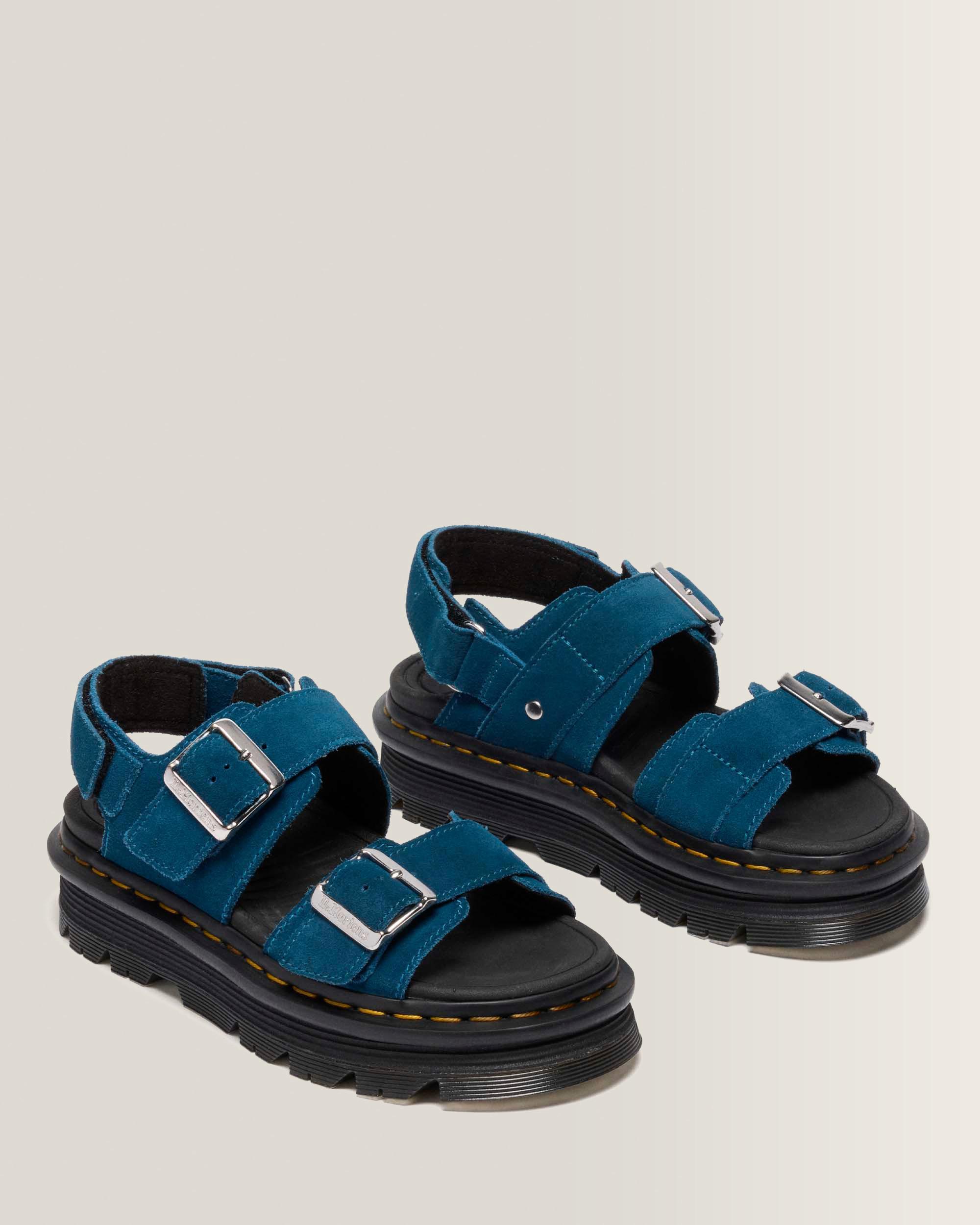 Zebzag Suede Platform Sandals