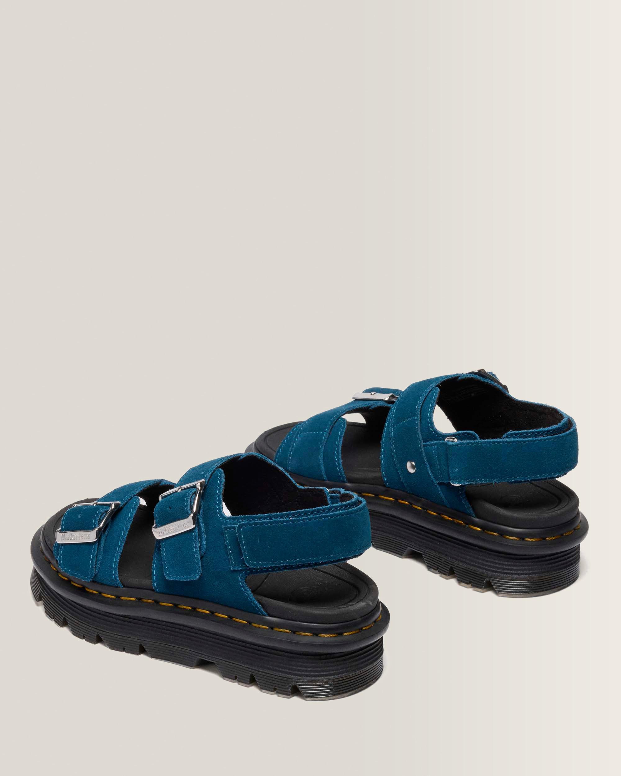 Zebzag Suede Platform Sandals