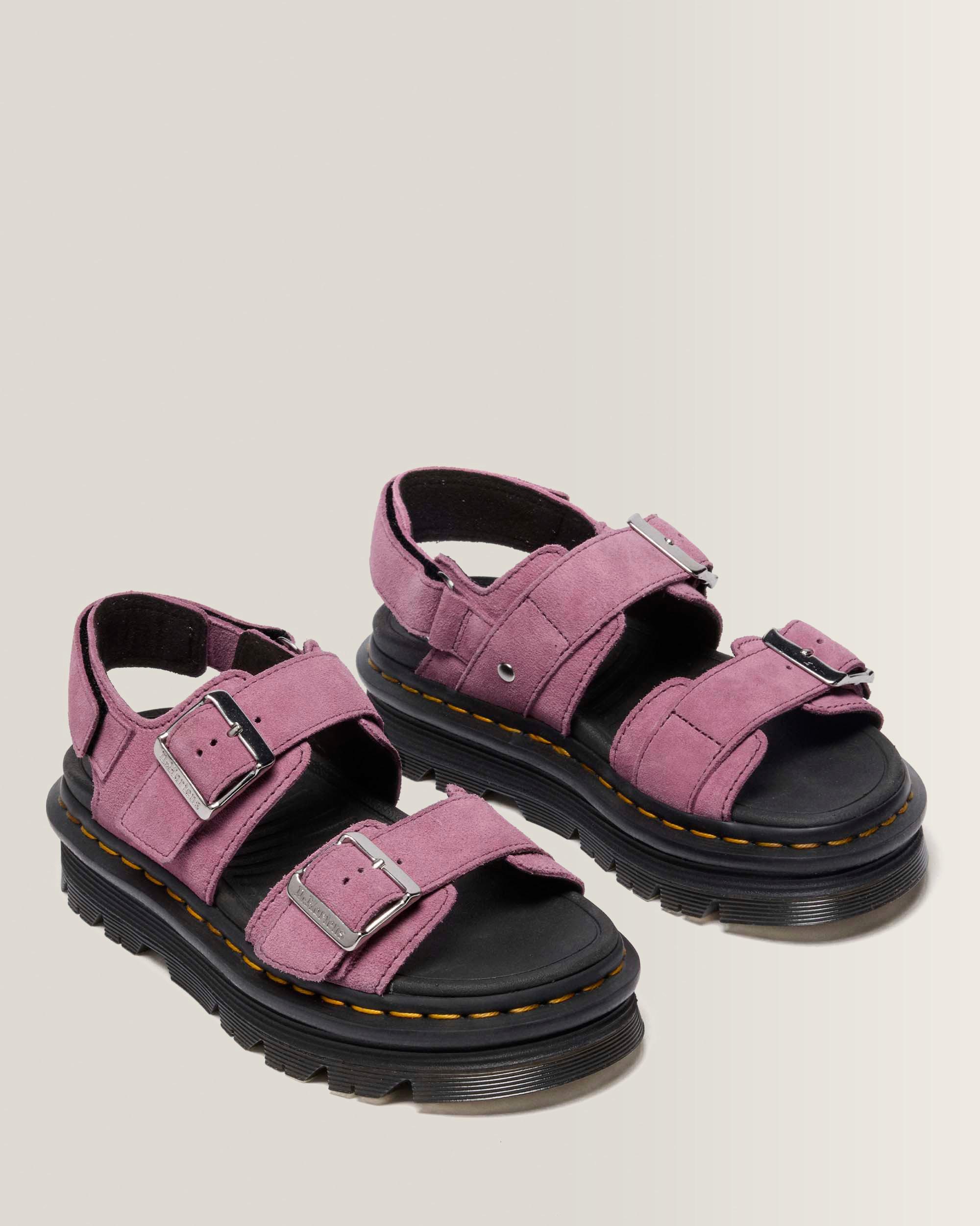 Zebzag Suede Sandals