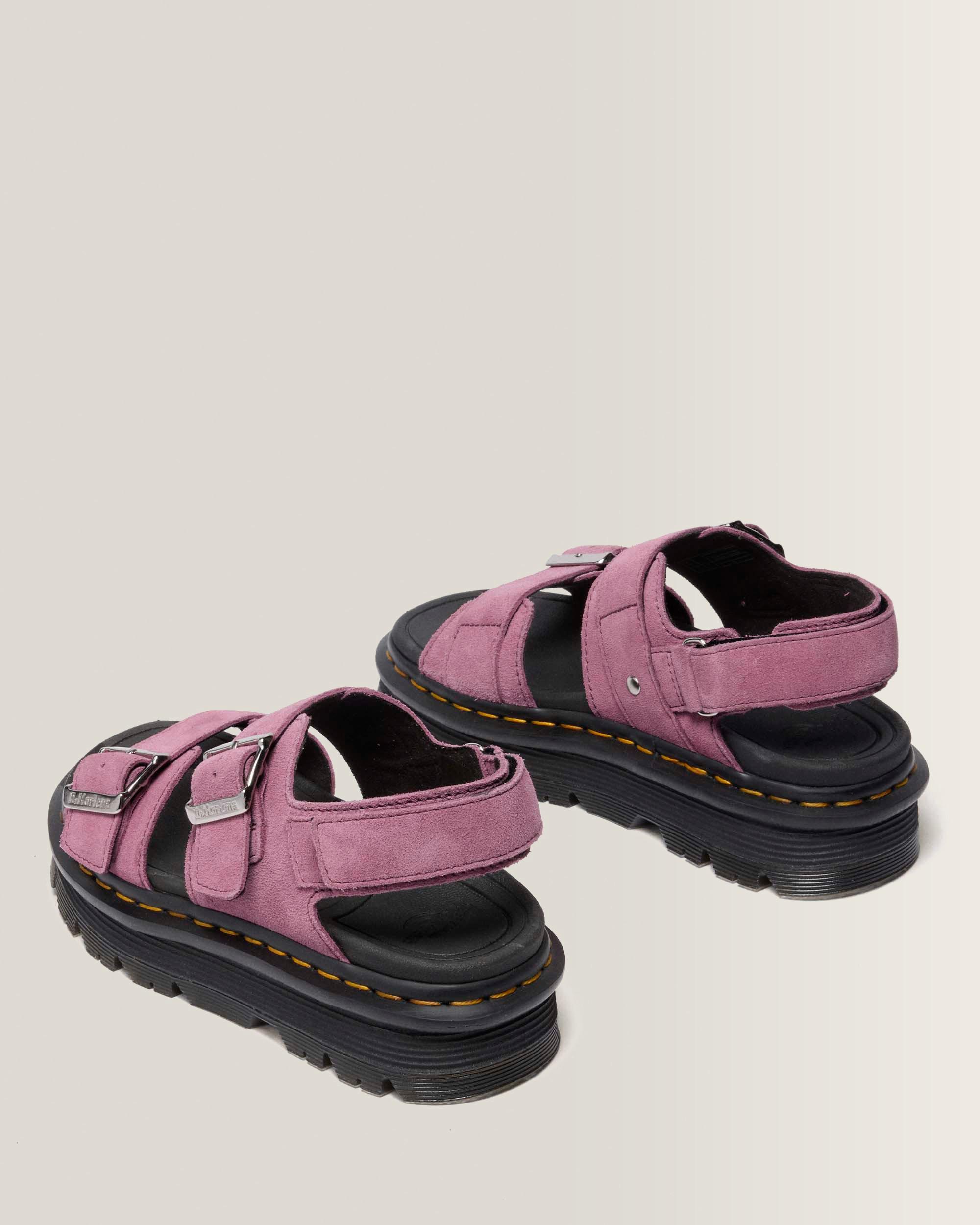 Zebzag Suede Sandals