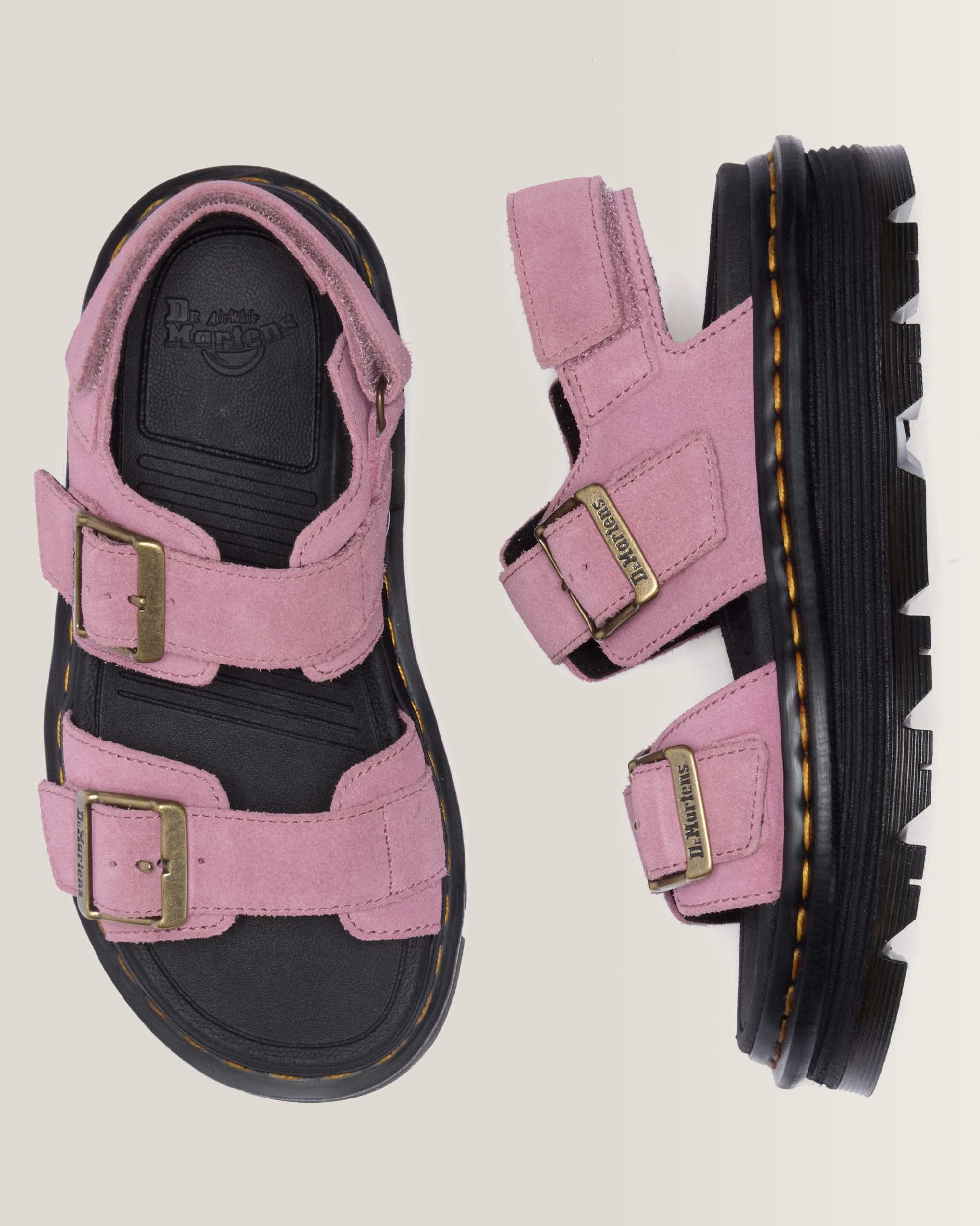 Zebzag Suede Sandals