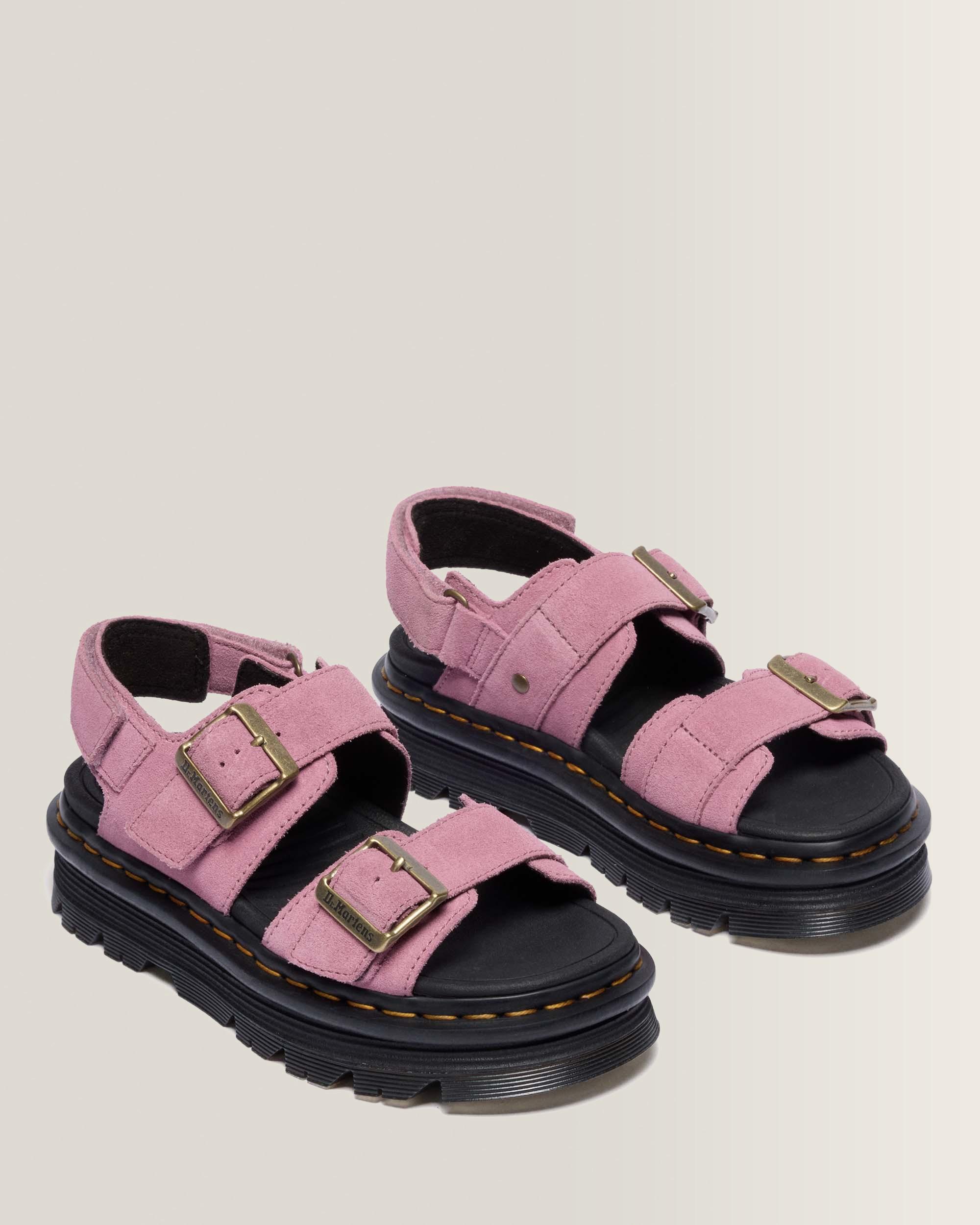 Zebzag Suede Sandals