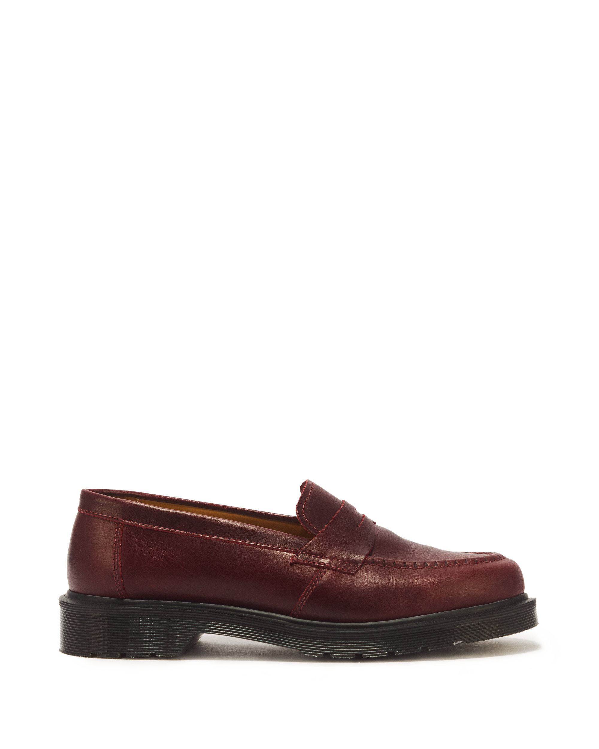 Delapre Penny Loafers in Burgundy | Dr. Martens™