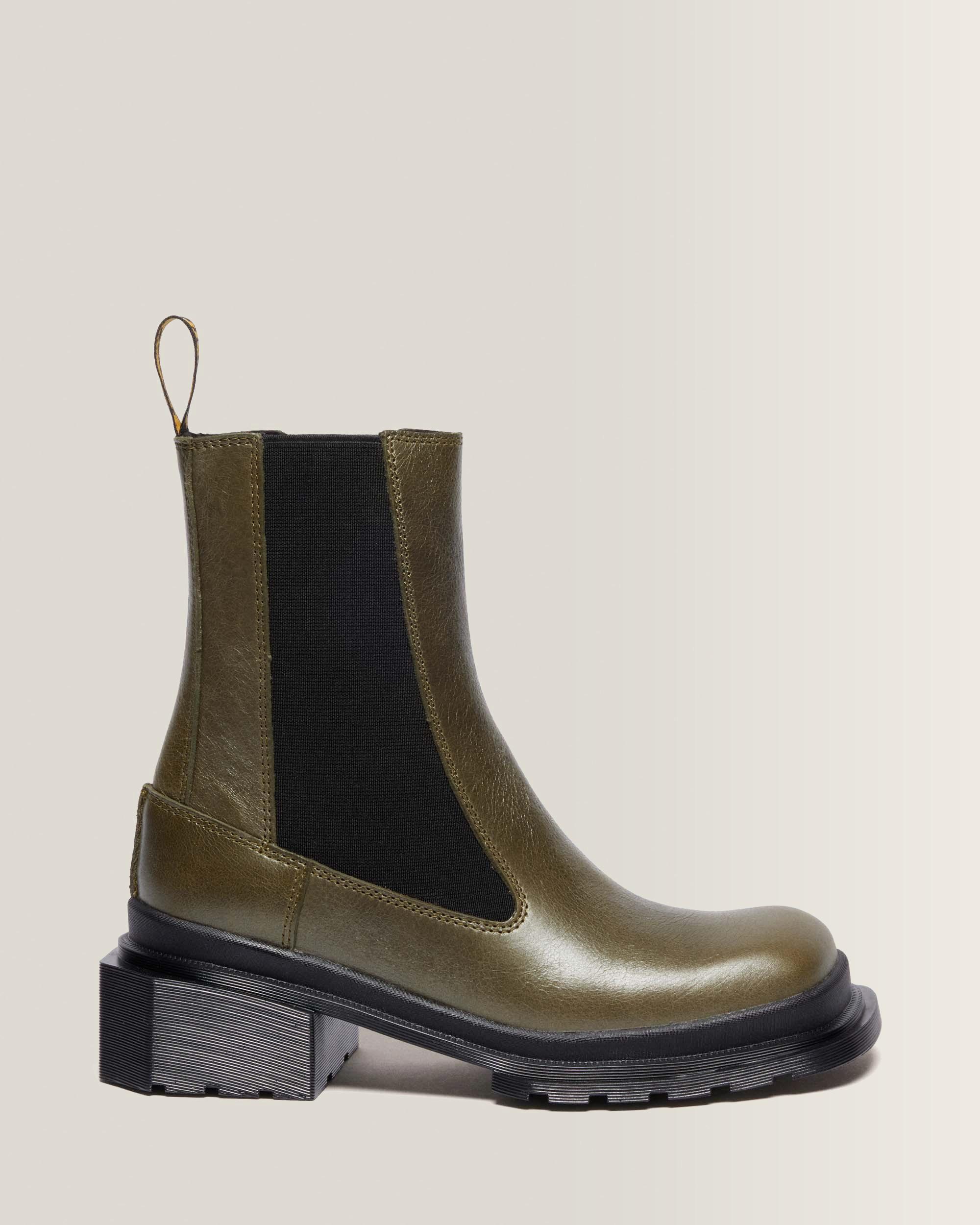 Chelsea boots Maybole en cuir à bout carré