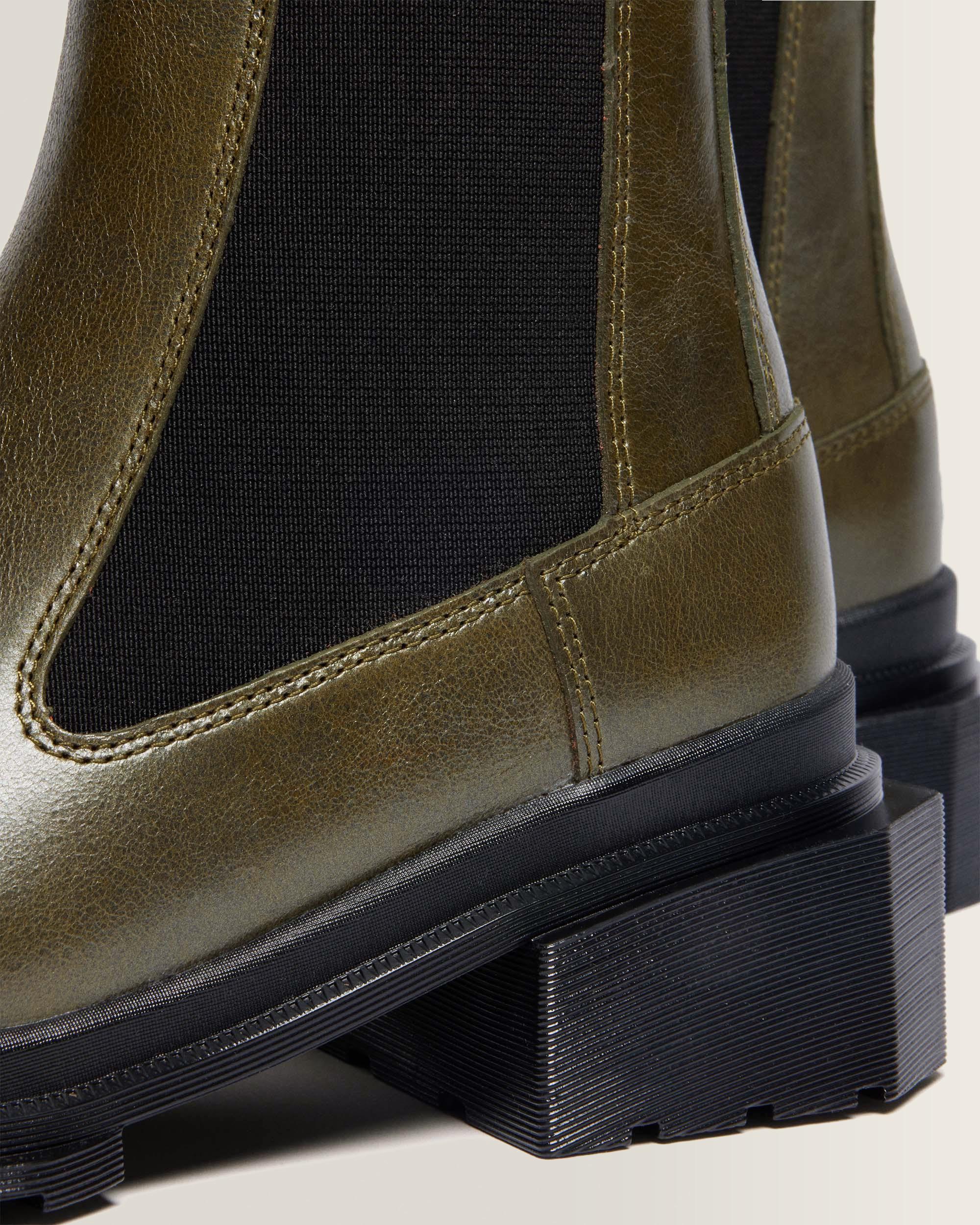 Chelsea boots Maybole en cuir à bout carré
