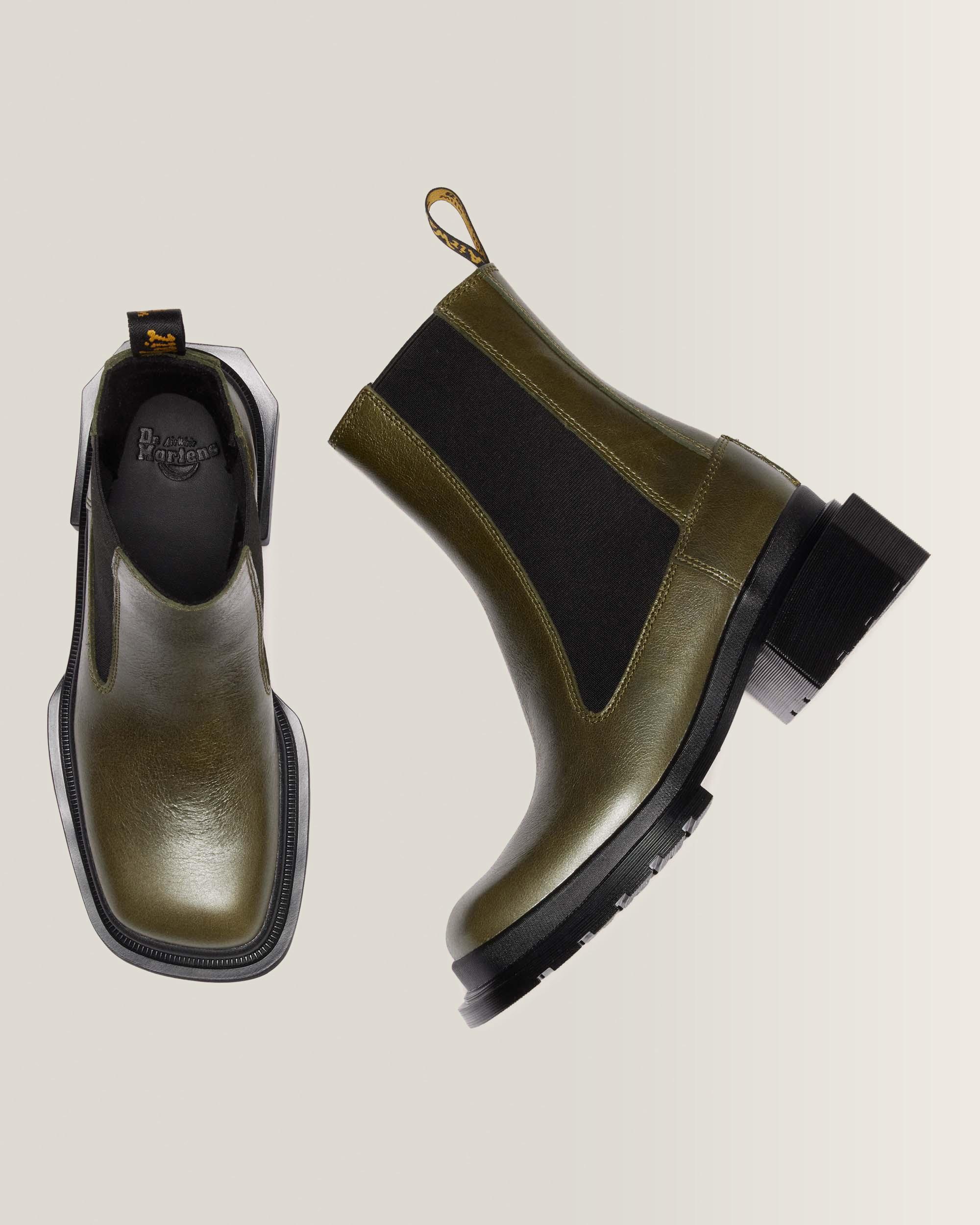Chelsea boots Maybole en cuir à bout carré
