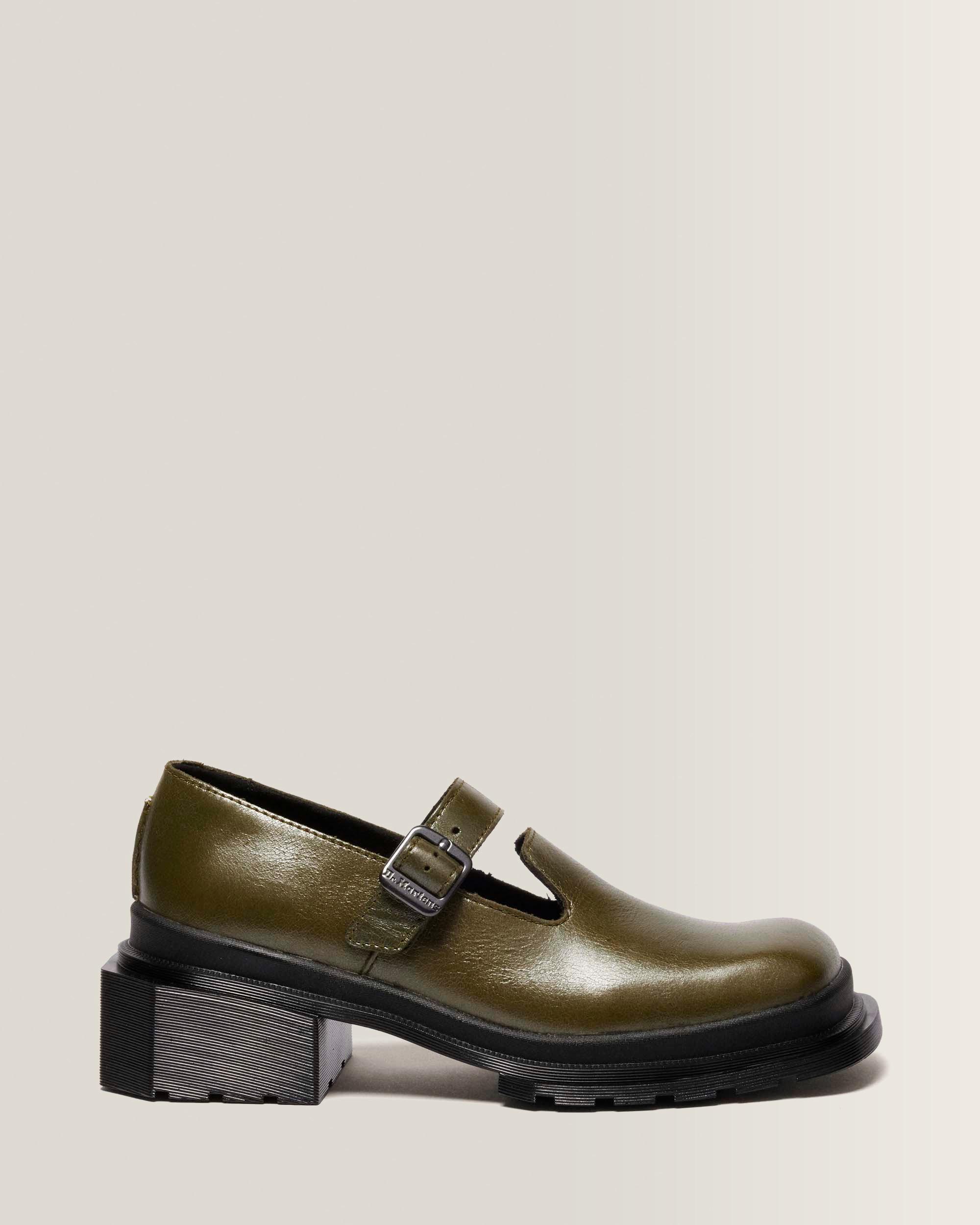 Maybole Mary Jane Square Toe Leder Schuhe