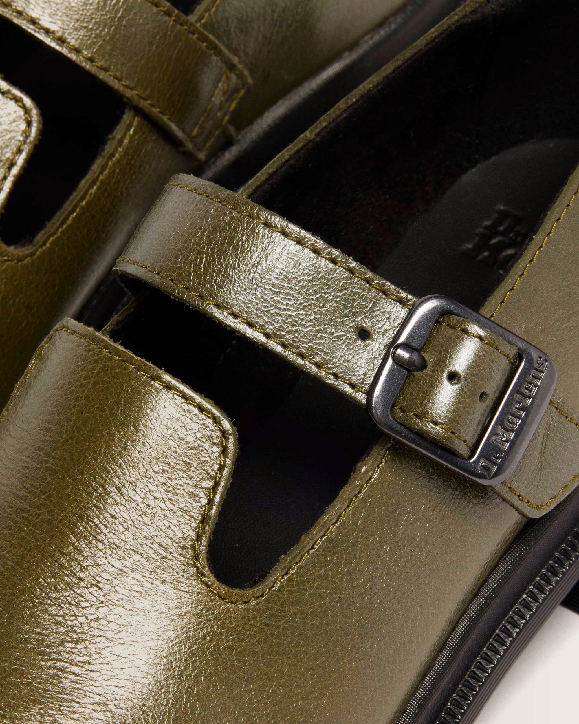 Maybole Mary Jane Square Toe Leder Schuhe