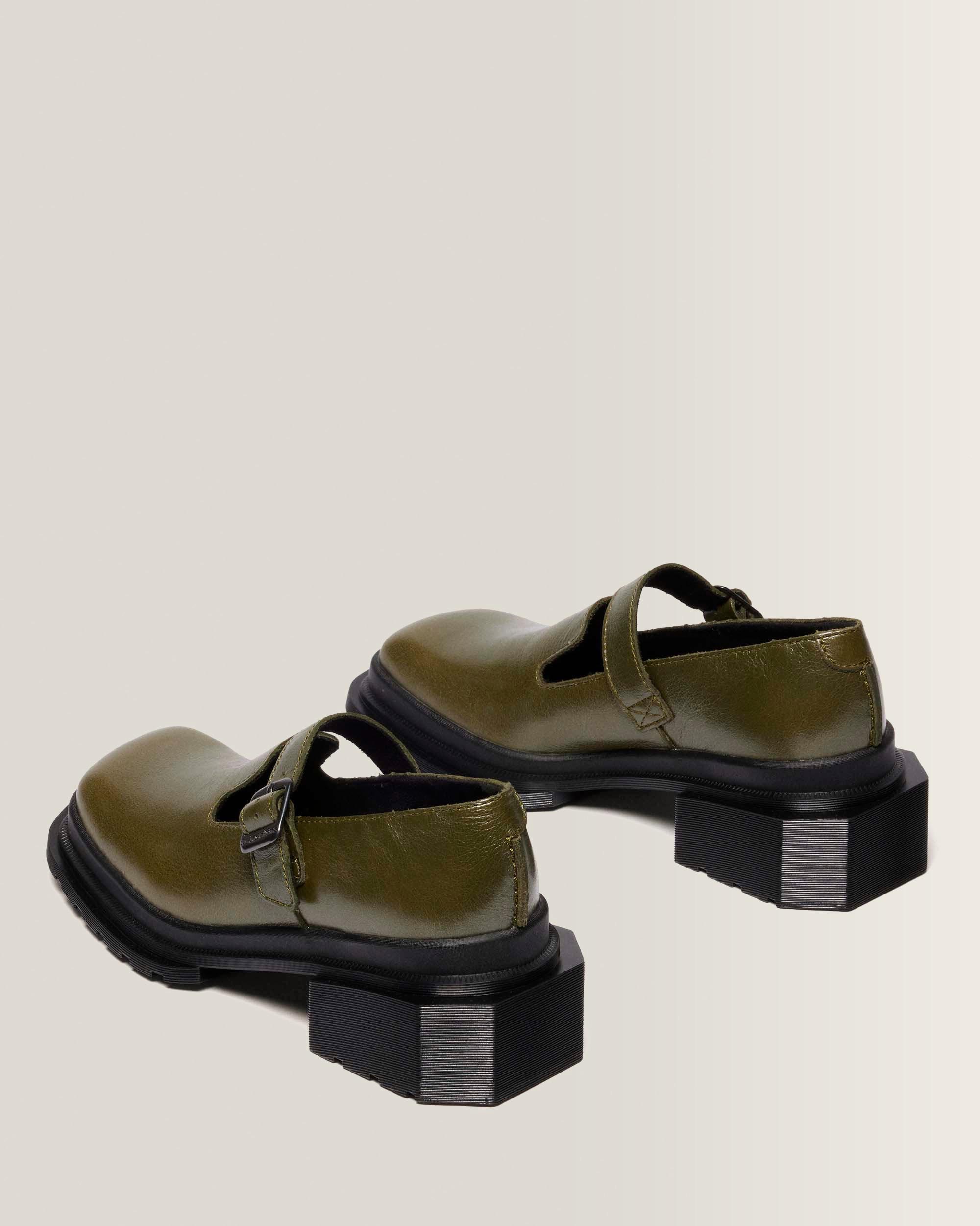 Maybole Mary Jane Square Toe Leder Schuhe