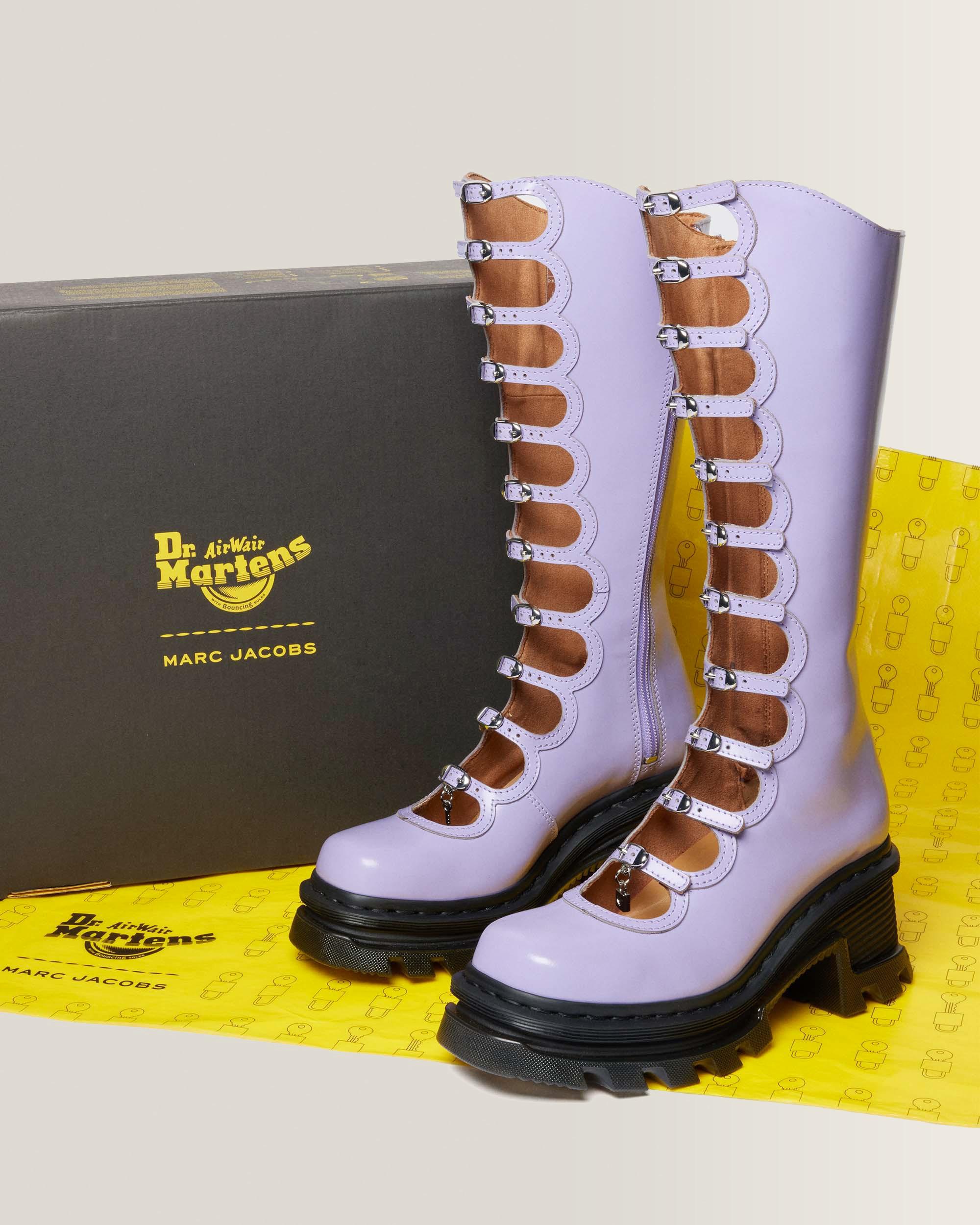 Dr. Martens x Marc Jacobs Kiki Boots in Bright Lavender | Dr. Martens™