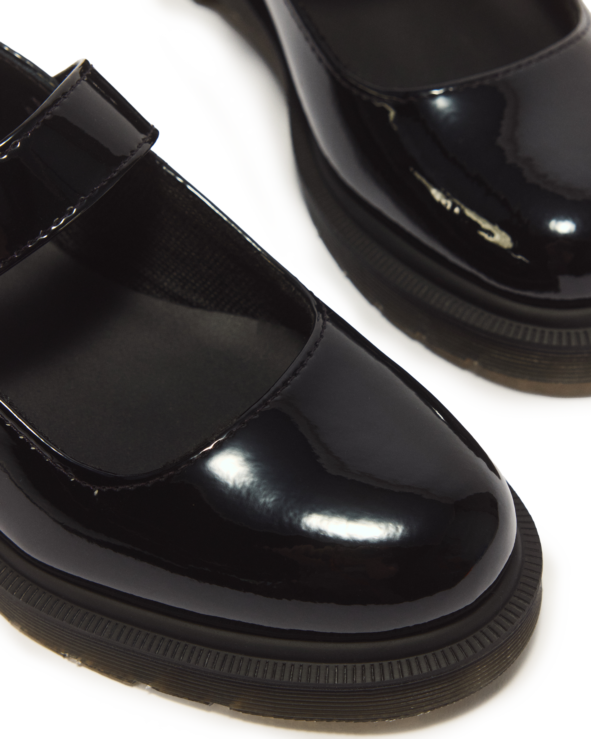 Mariel II Patent Leather Buckle Strap Shoes