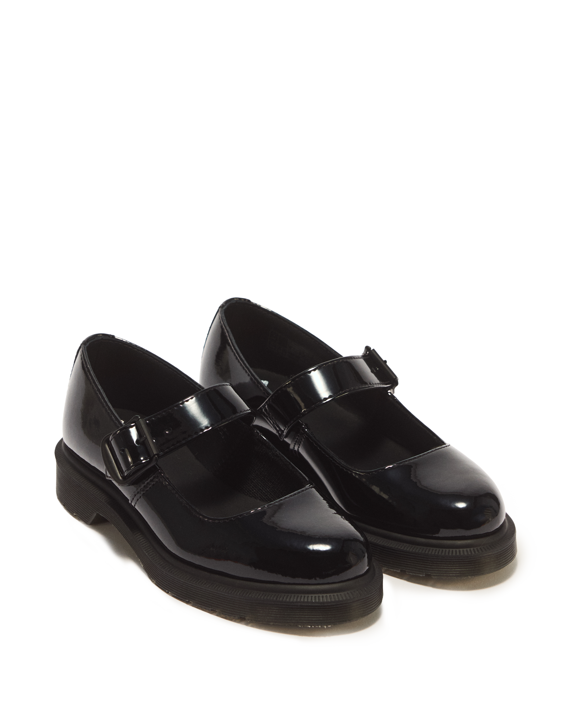Mariel II Patent Leather Buckle Strap Shoes