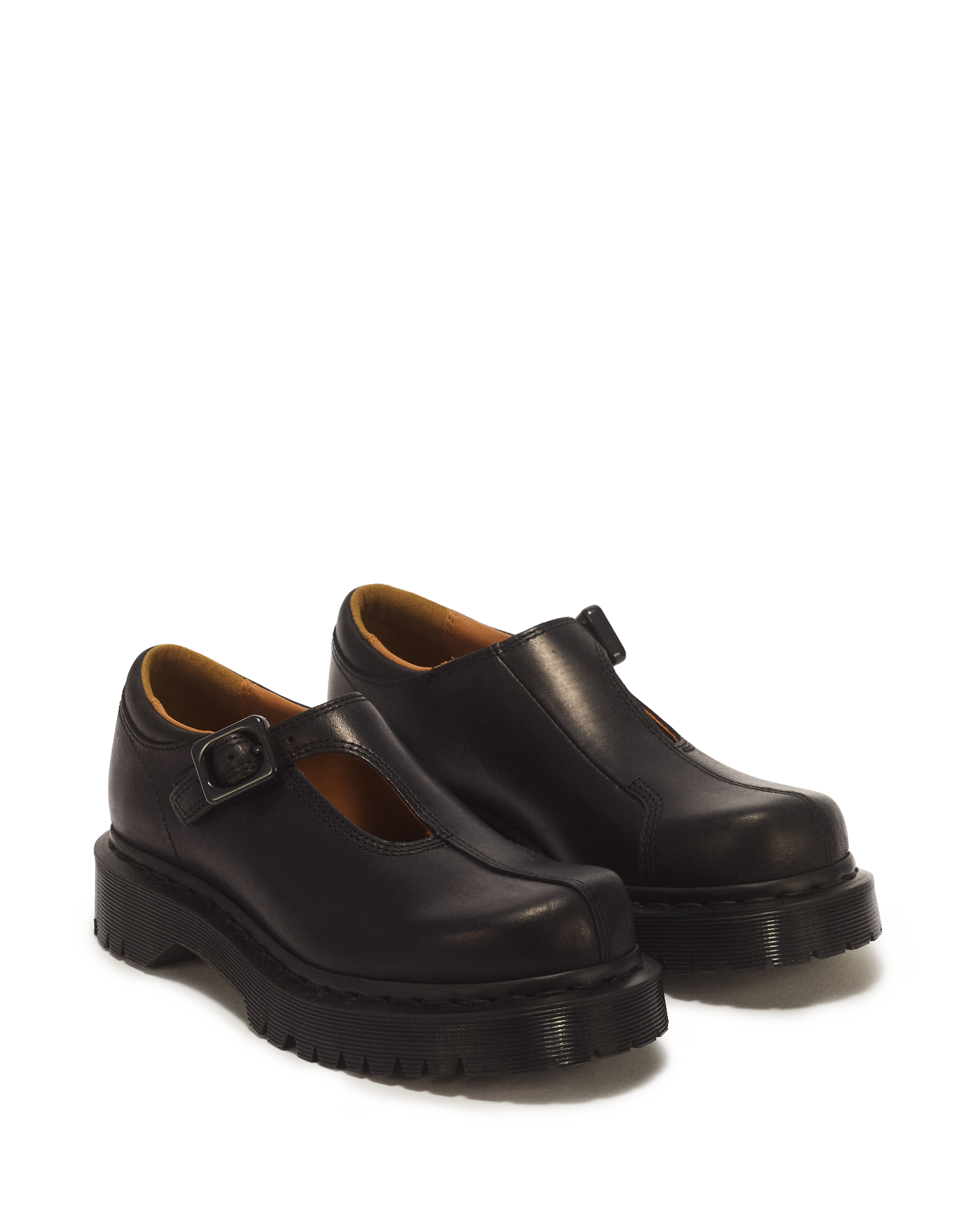 Rejena Mary Jane Old Harness Leather Shoes