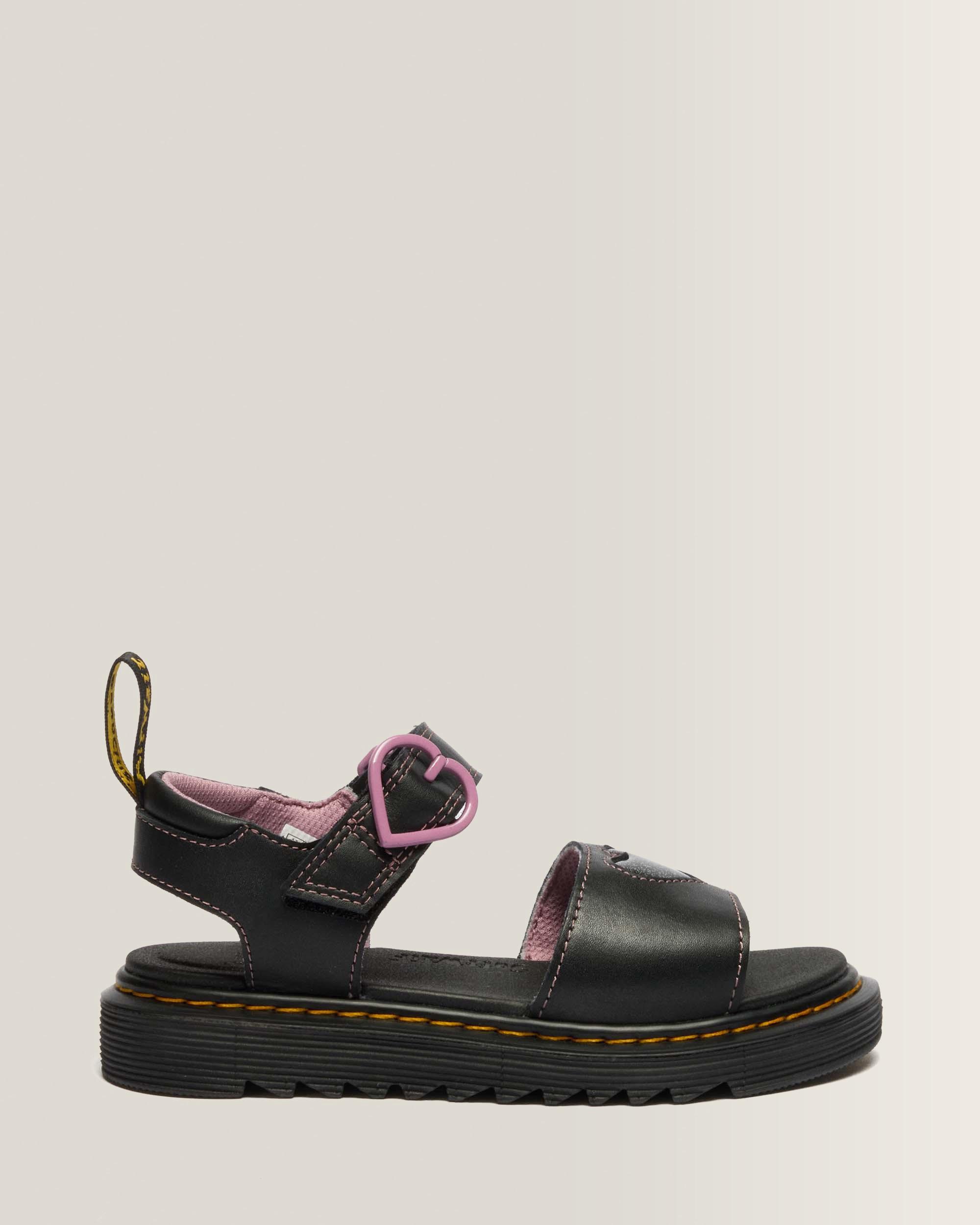 Chaussures Marlowe II Glitter Heart en cuir à brides Junior