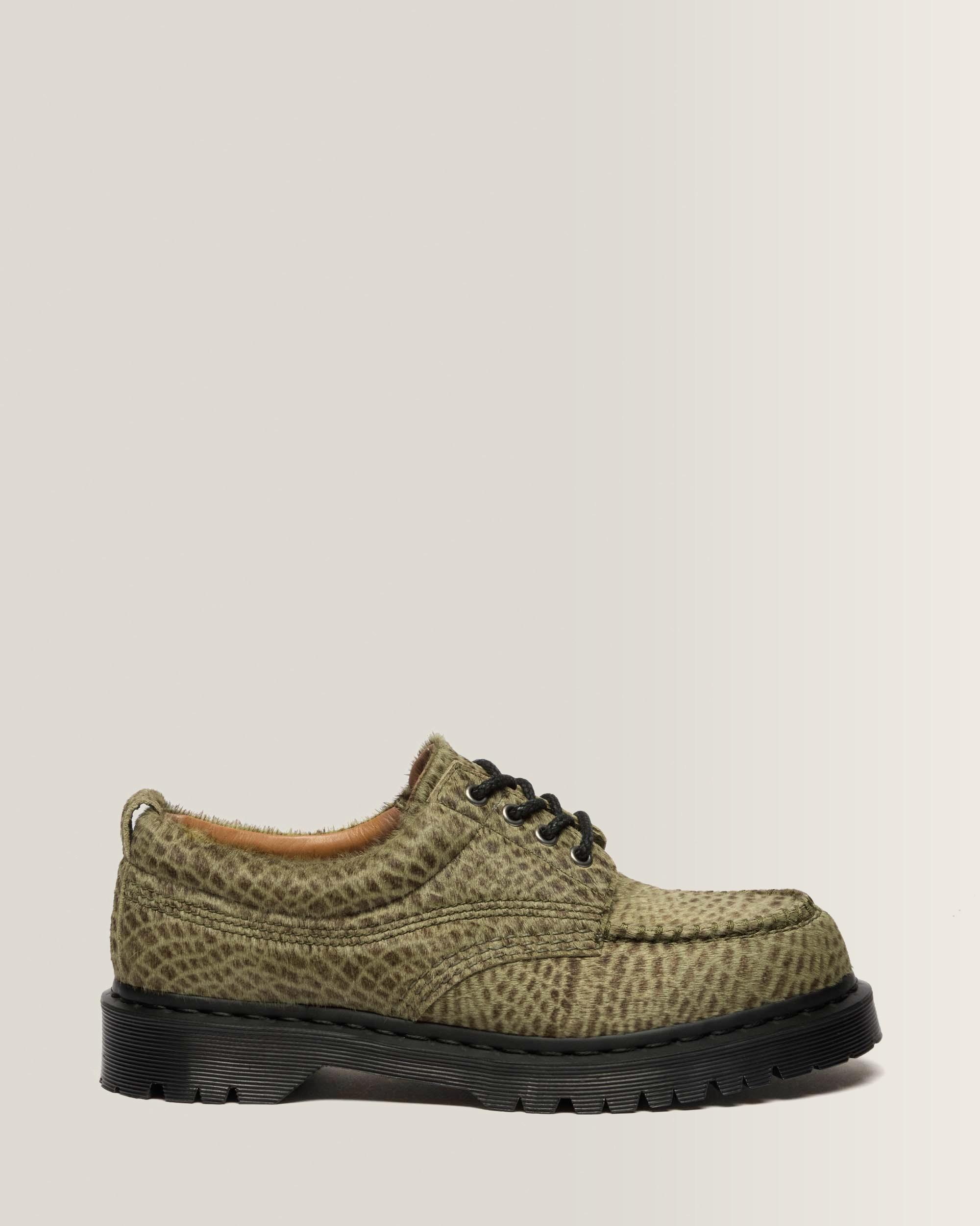 Chaussures Lowell en cuir Hair On à bout mocassin