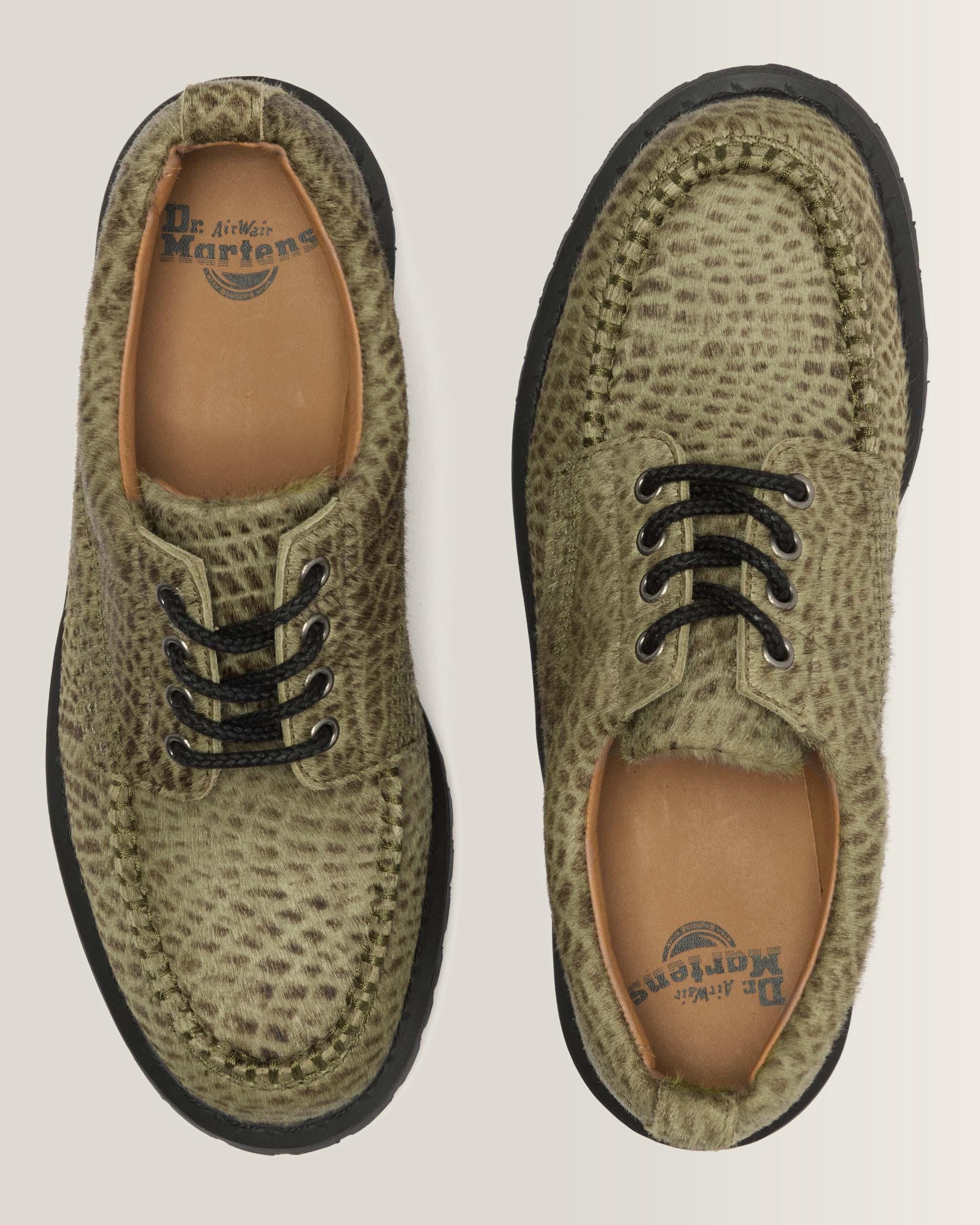 Chaussures Lowell en cuir Hair On à bout mocassin