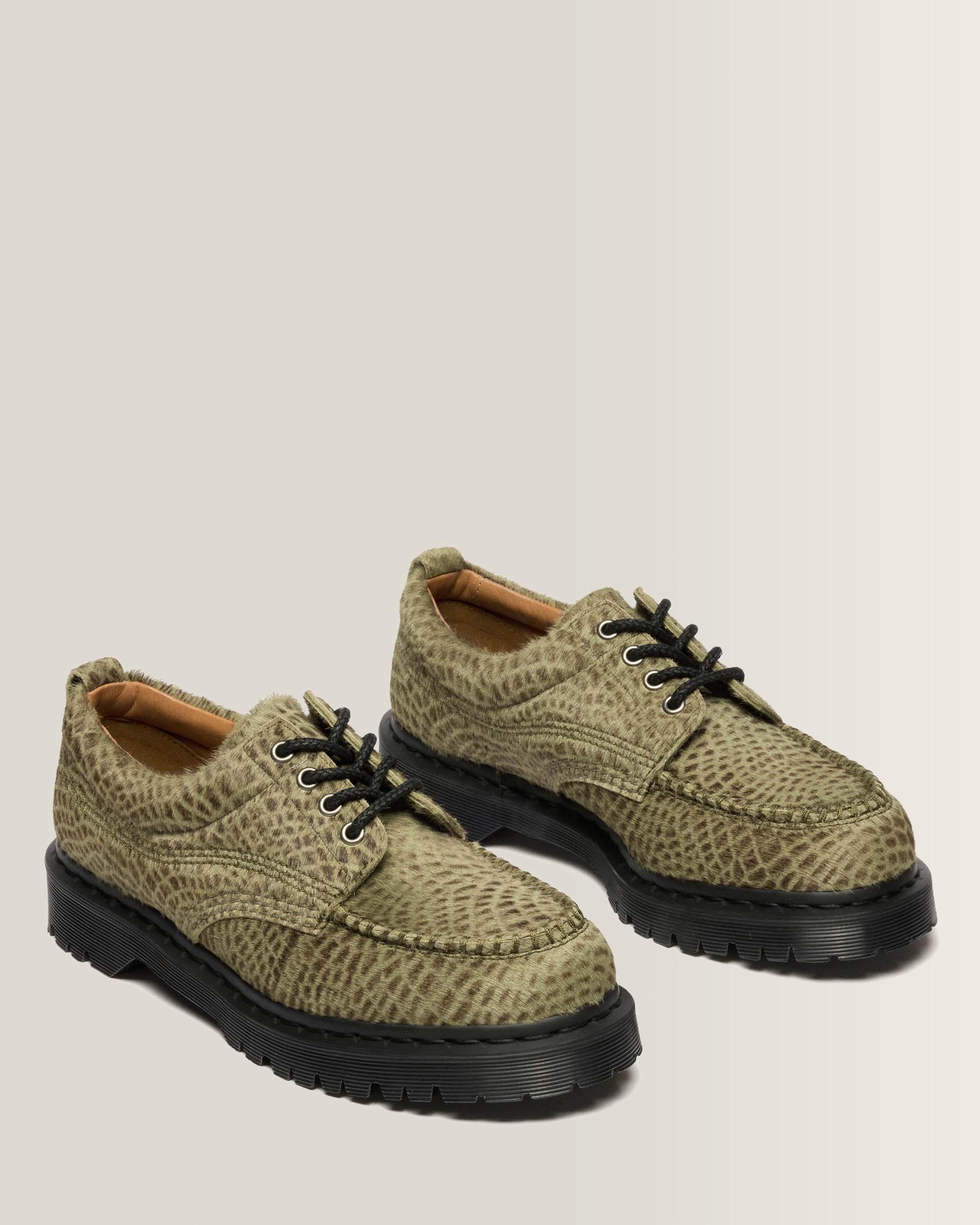 Chaussures Lowell en cuir Hair On à bout mocassin