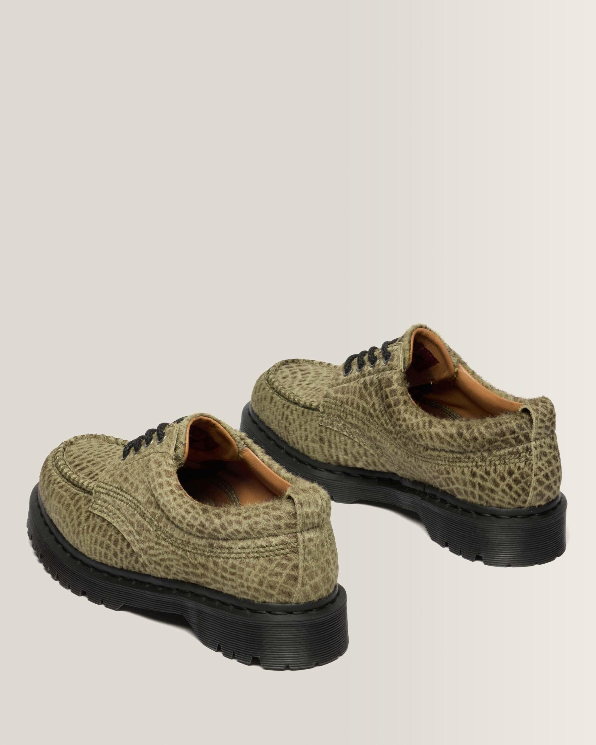 Chaussures Lowell en cuir Hair On à bout mocassin