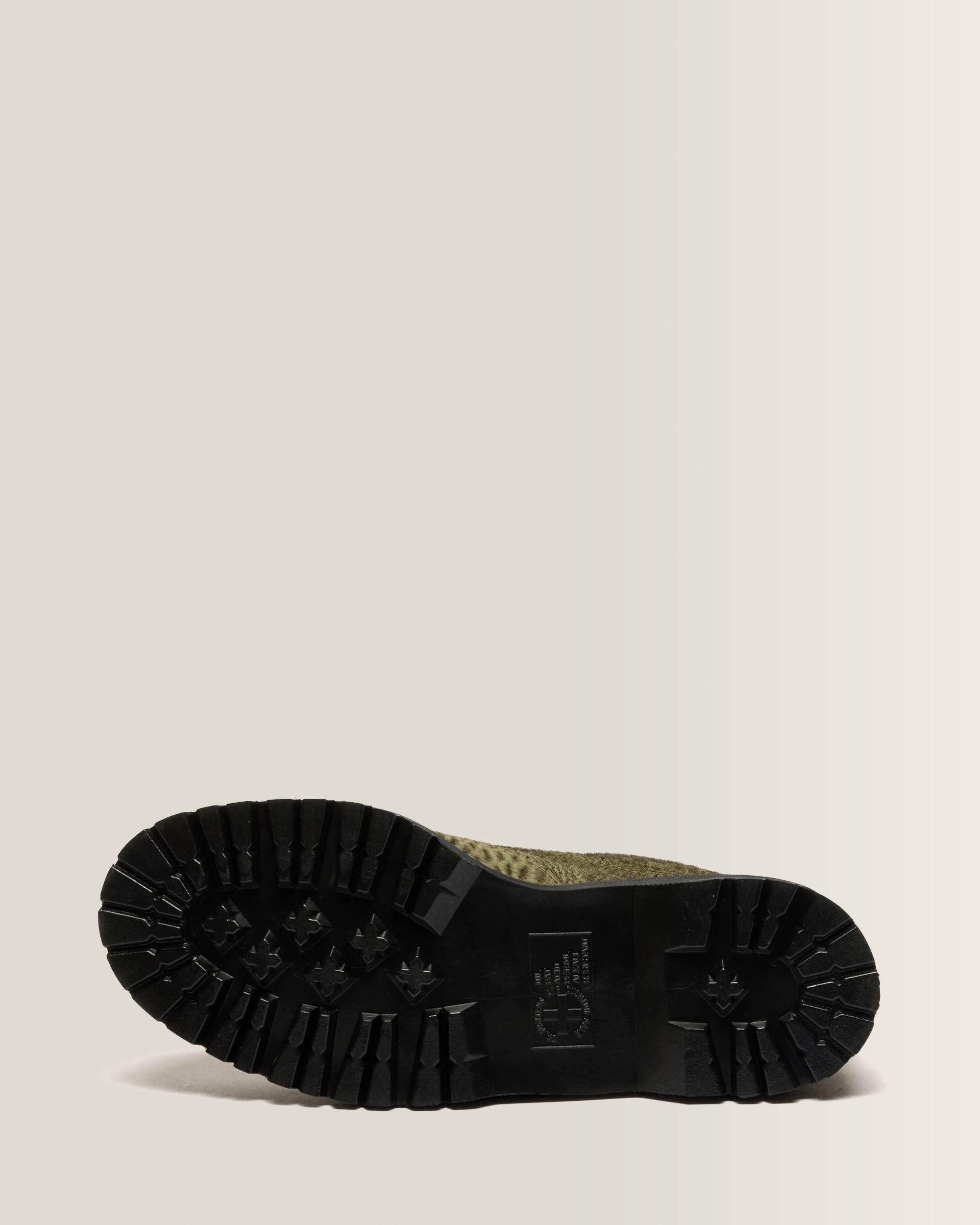 Chaussures Lowell en cuir Hair On à bout mocassin