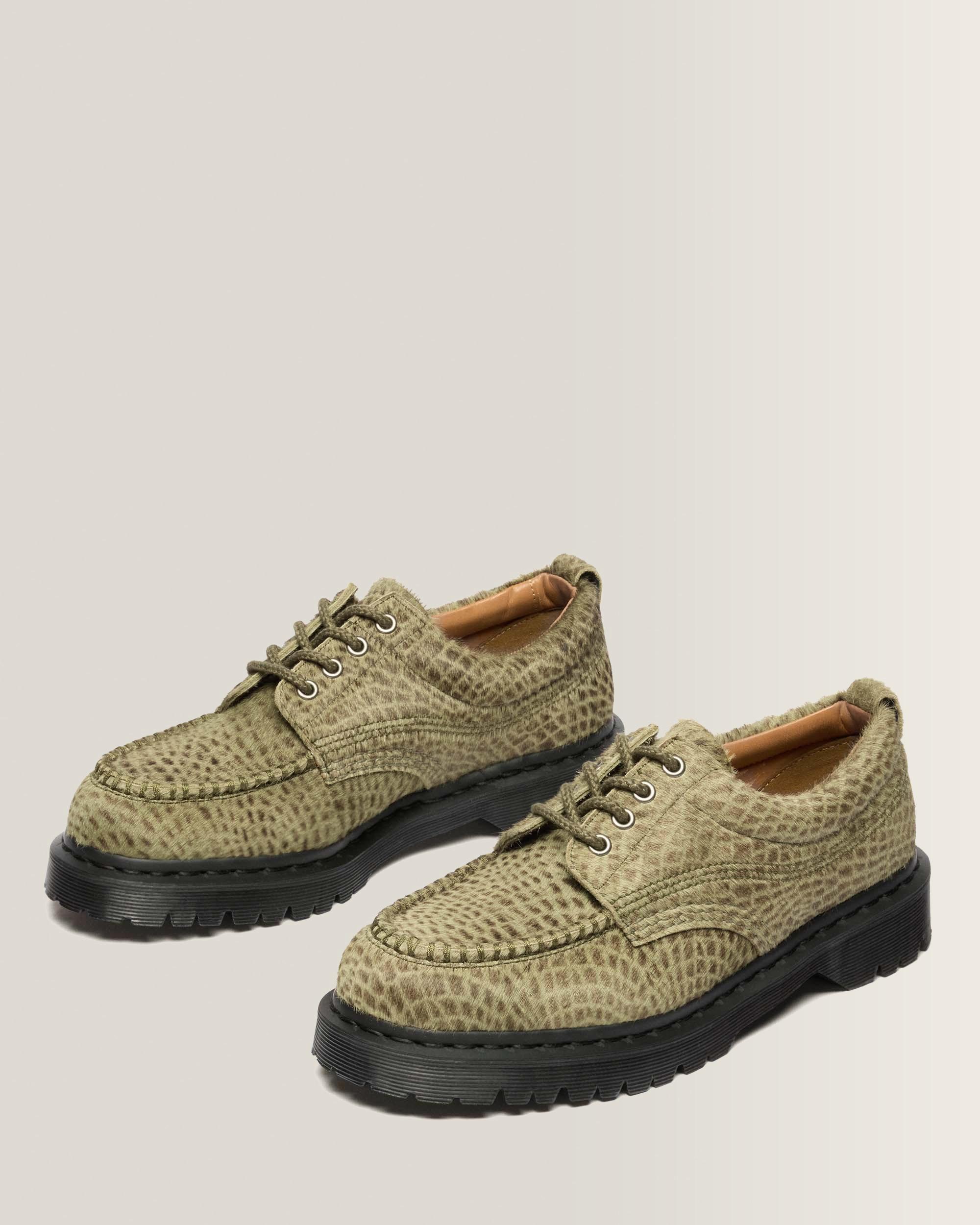 Chaussures Lowell en cuir Hair On à bout mocassin