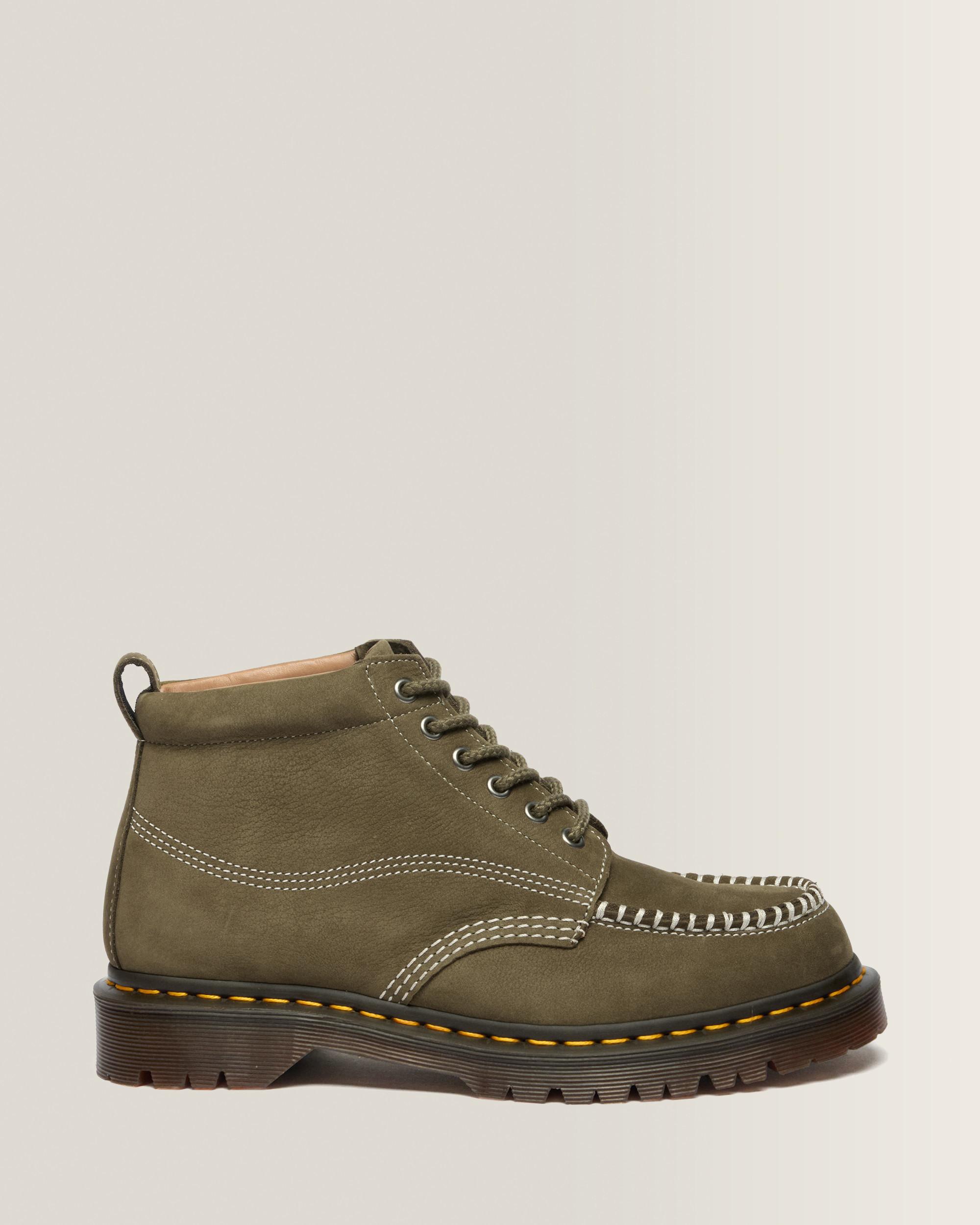 Dr. Martens LOWELL オリーブ　28.0 Lowell Chukka Nubuck Moc Toe Ankle Boots in DMs Olive | Dr. Martens™