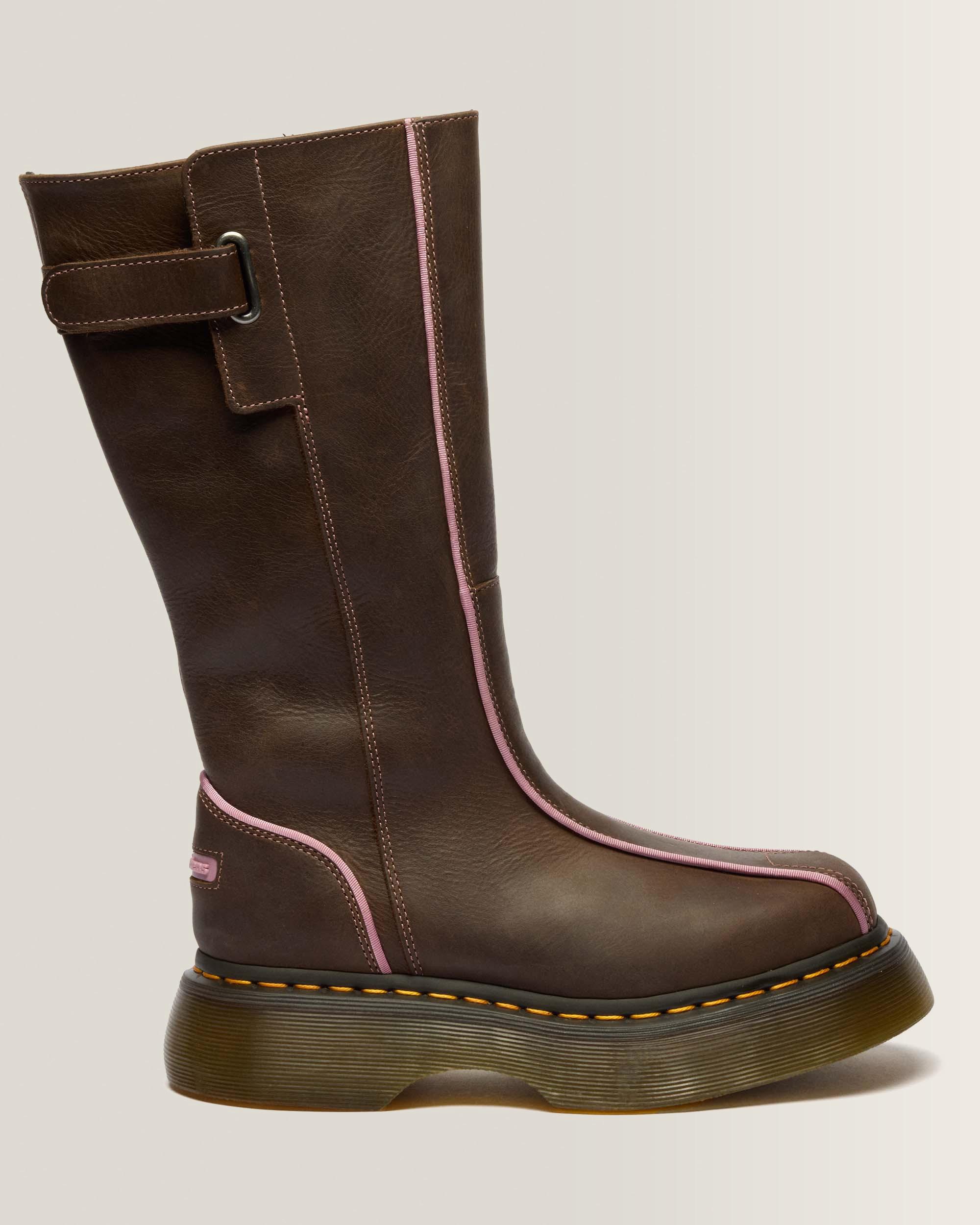 Buzz Hi Wyoming Leather Boots in Dark Brown | Dr. Martens™