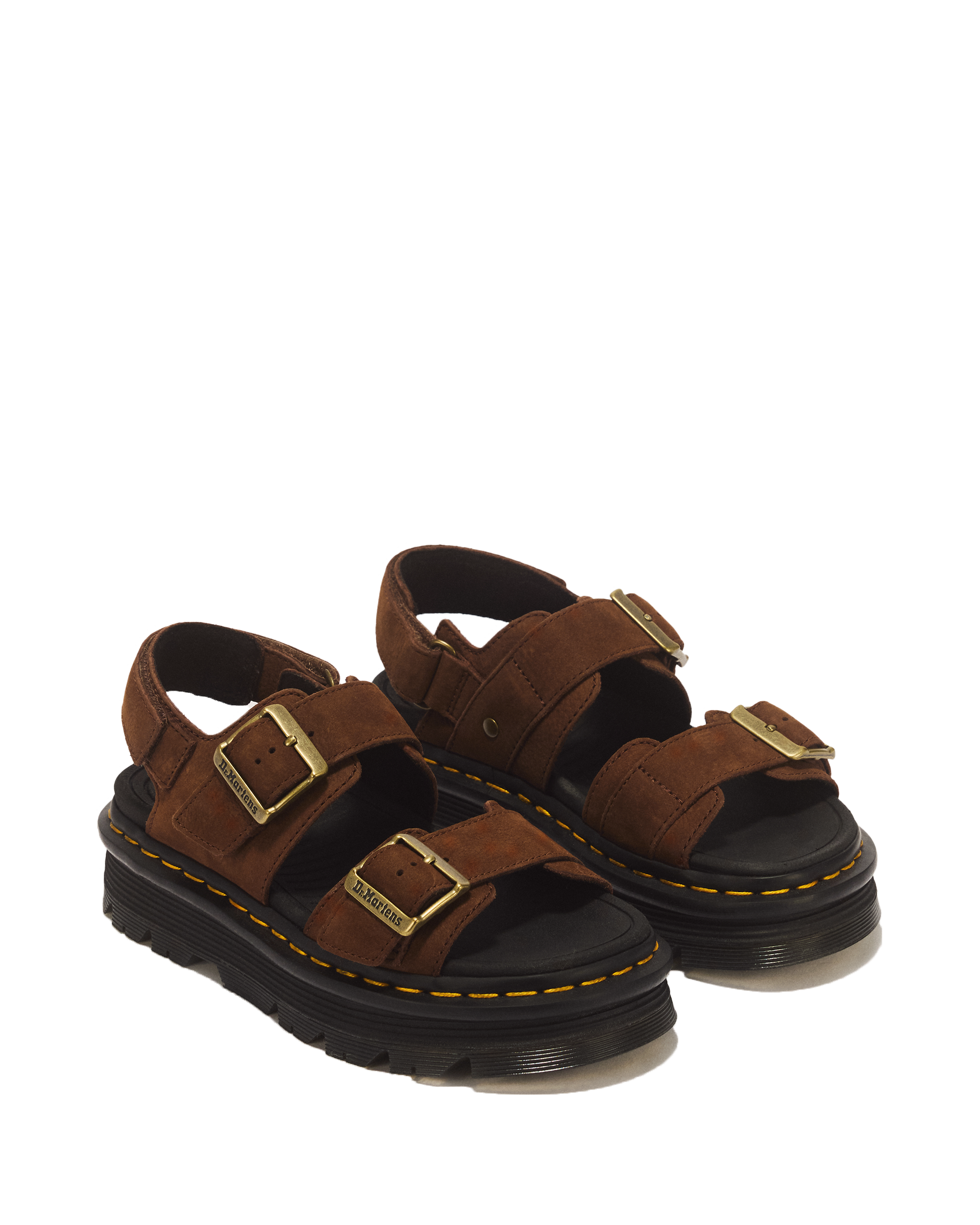 Zebzag Nubuck Platform Sandals