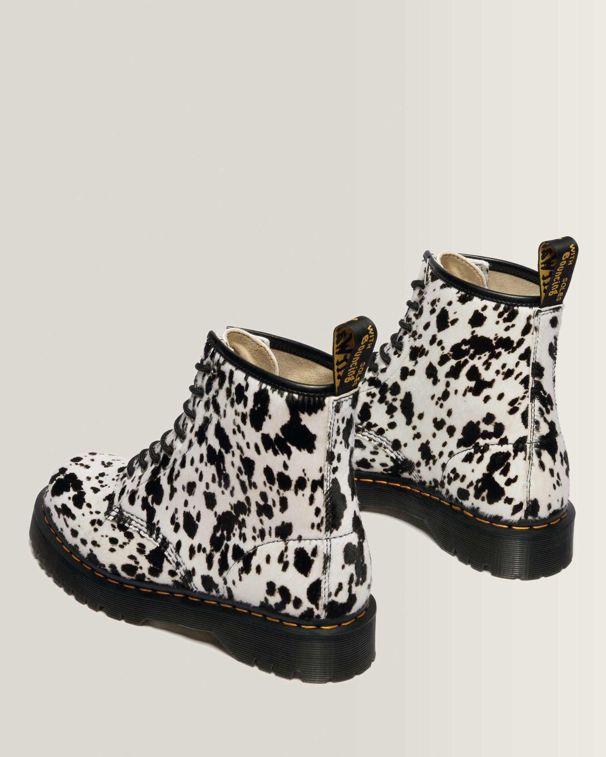 1460 Bex Dalmatian Hair On Leather Boots