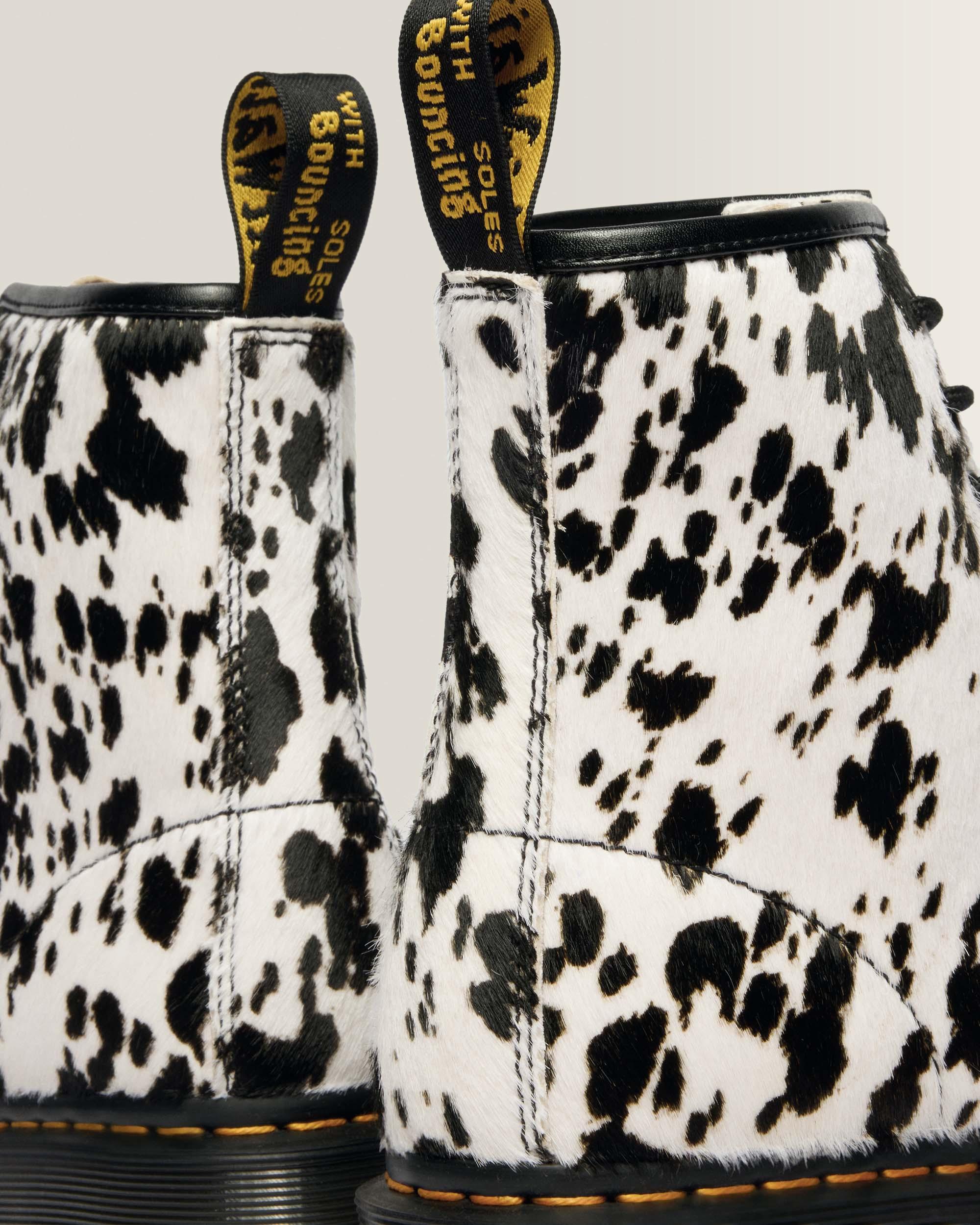 1460 Bex Dalmatian Hair On Leather Boots
