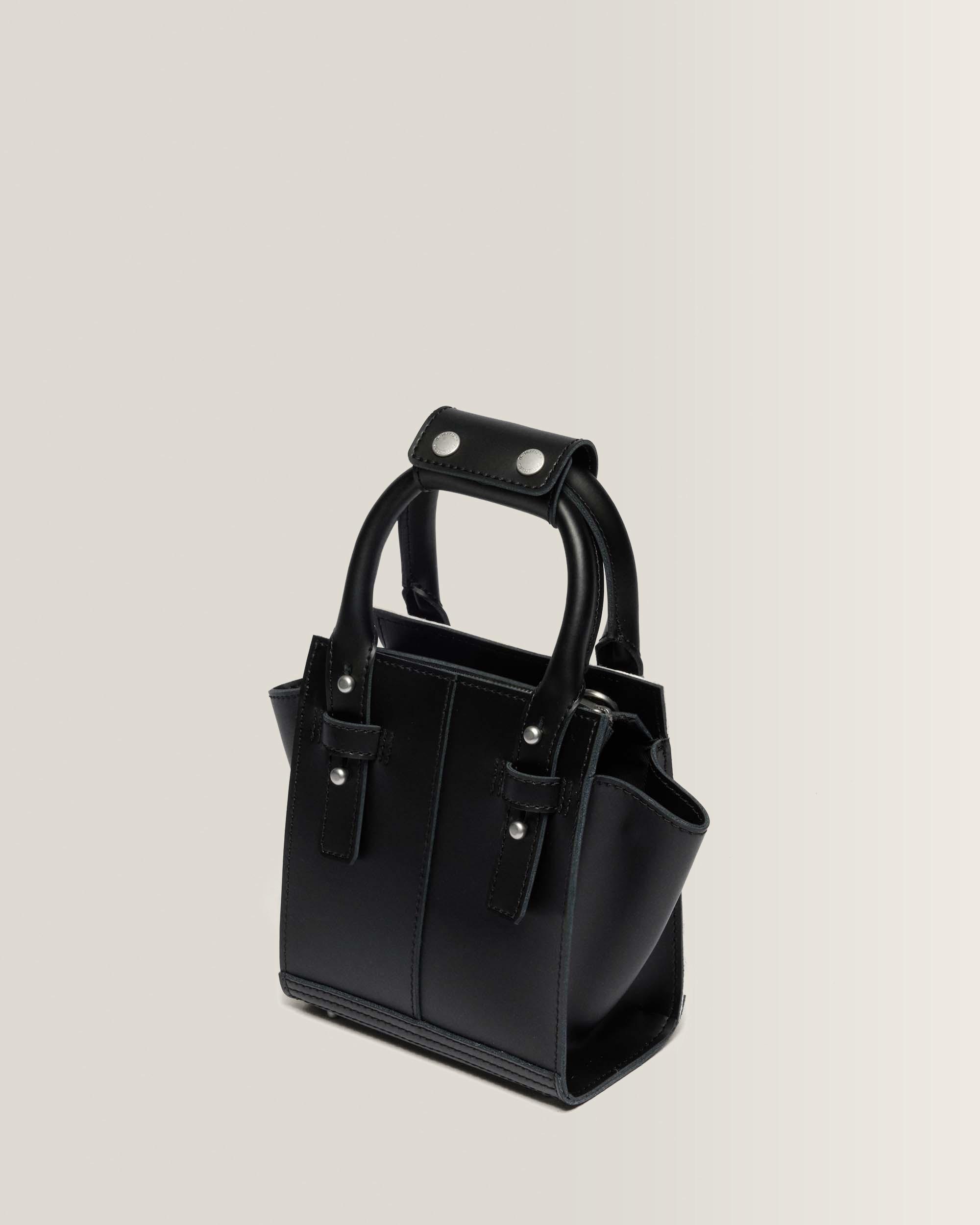 Extra Small Dalmatian Hair On Leather Tote Bag