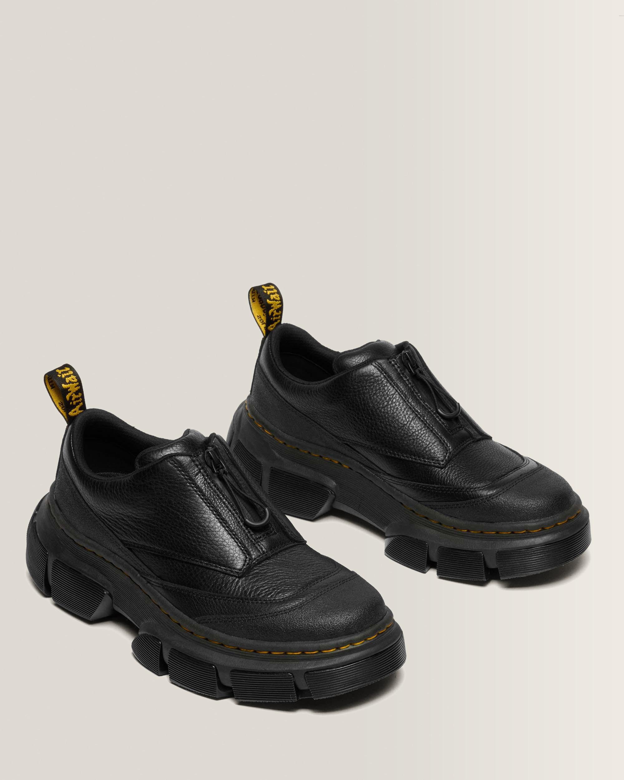 DMXL Zip Leder Schuhe