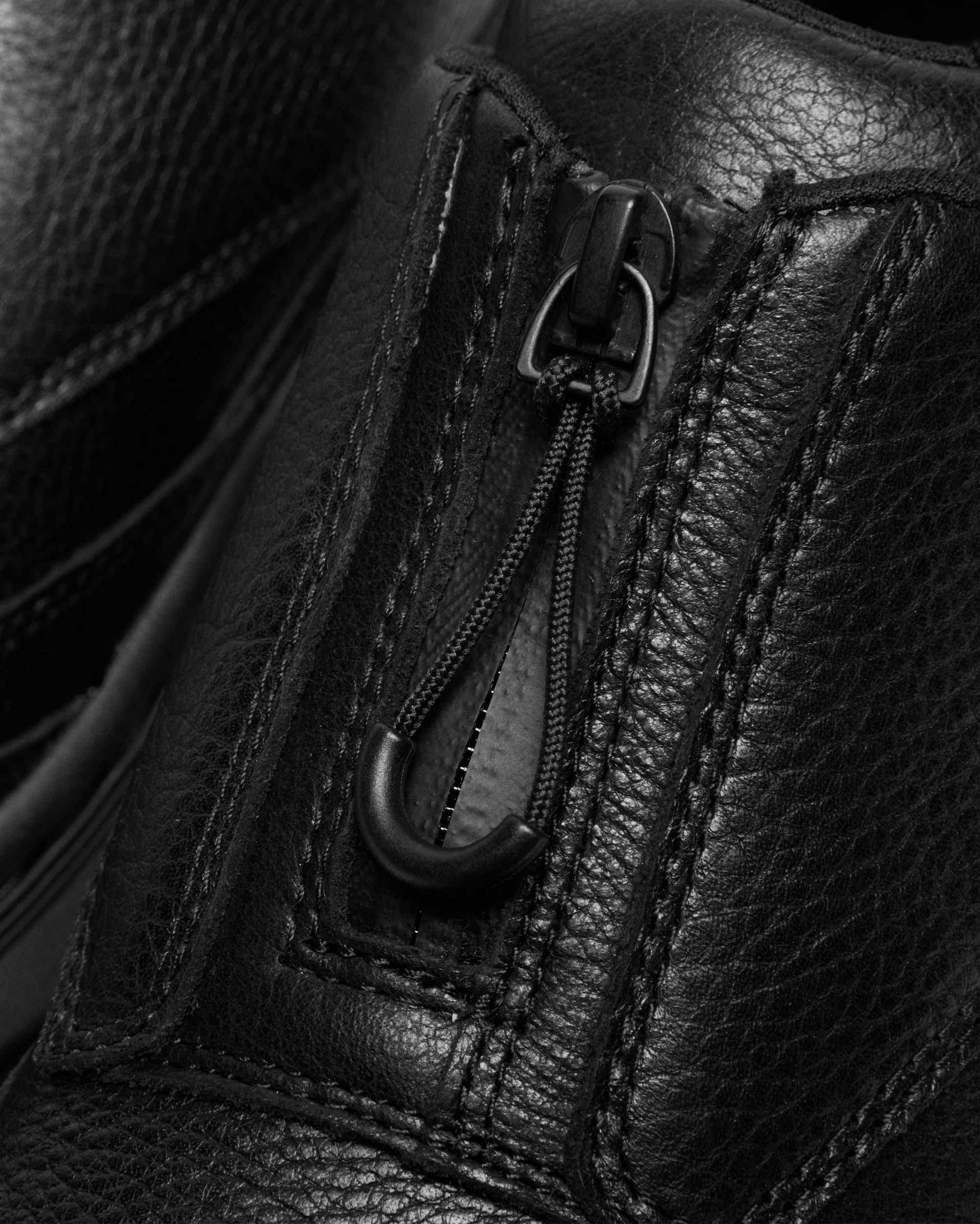 DMXL Zip Leder Schuhe