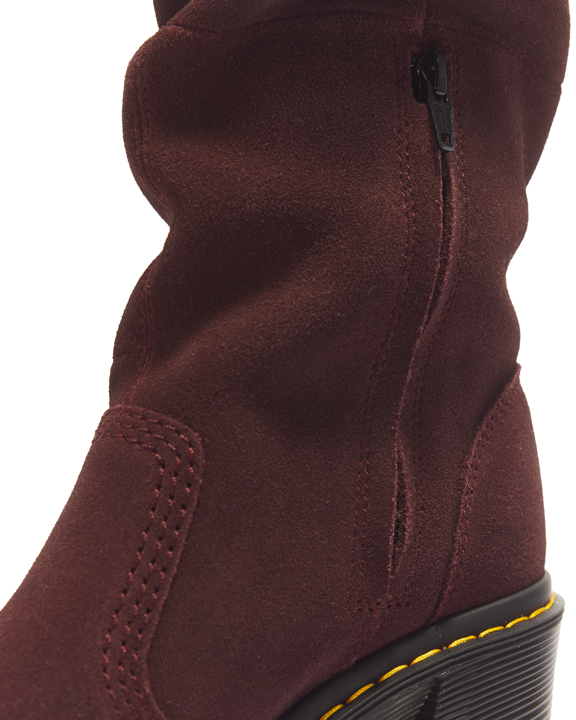Kasey Suede Knee High Heeled Boots