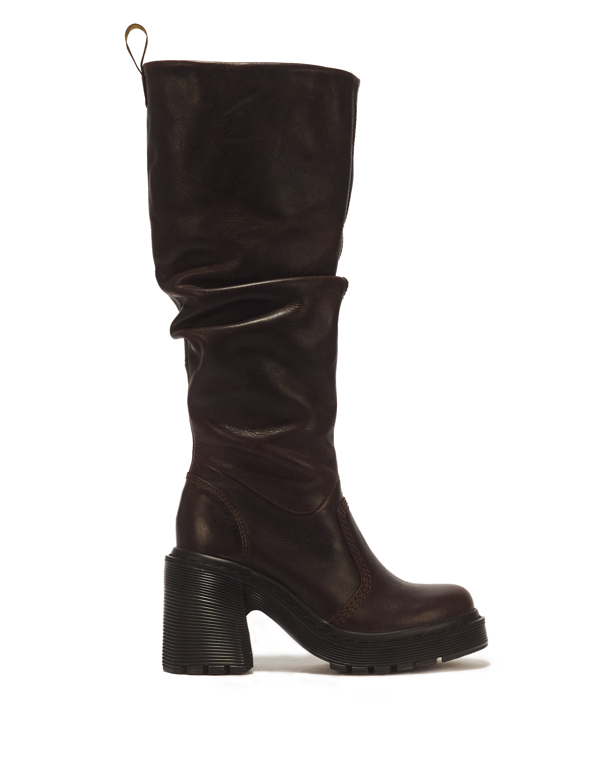 Kasey Kinsley Leather Knee High Heeled Boots