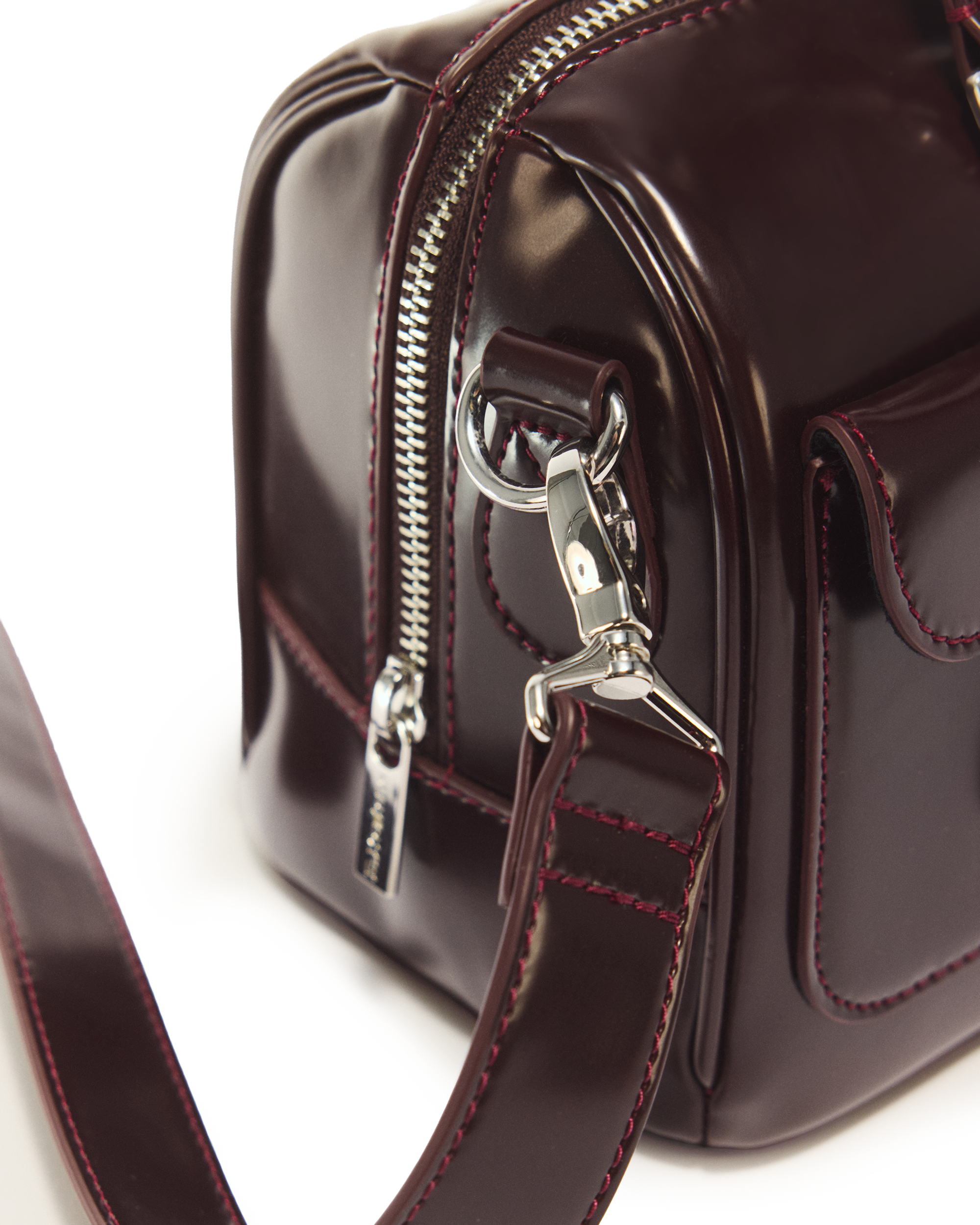 Bolso de piel Rub Off con asa superior Vegano