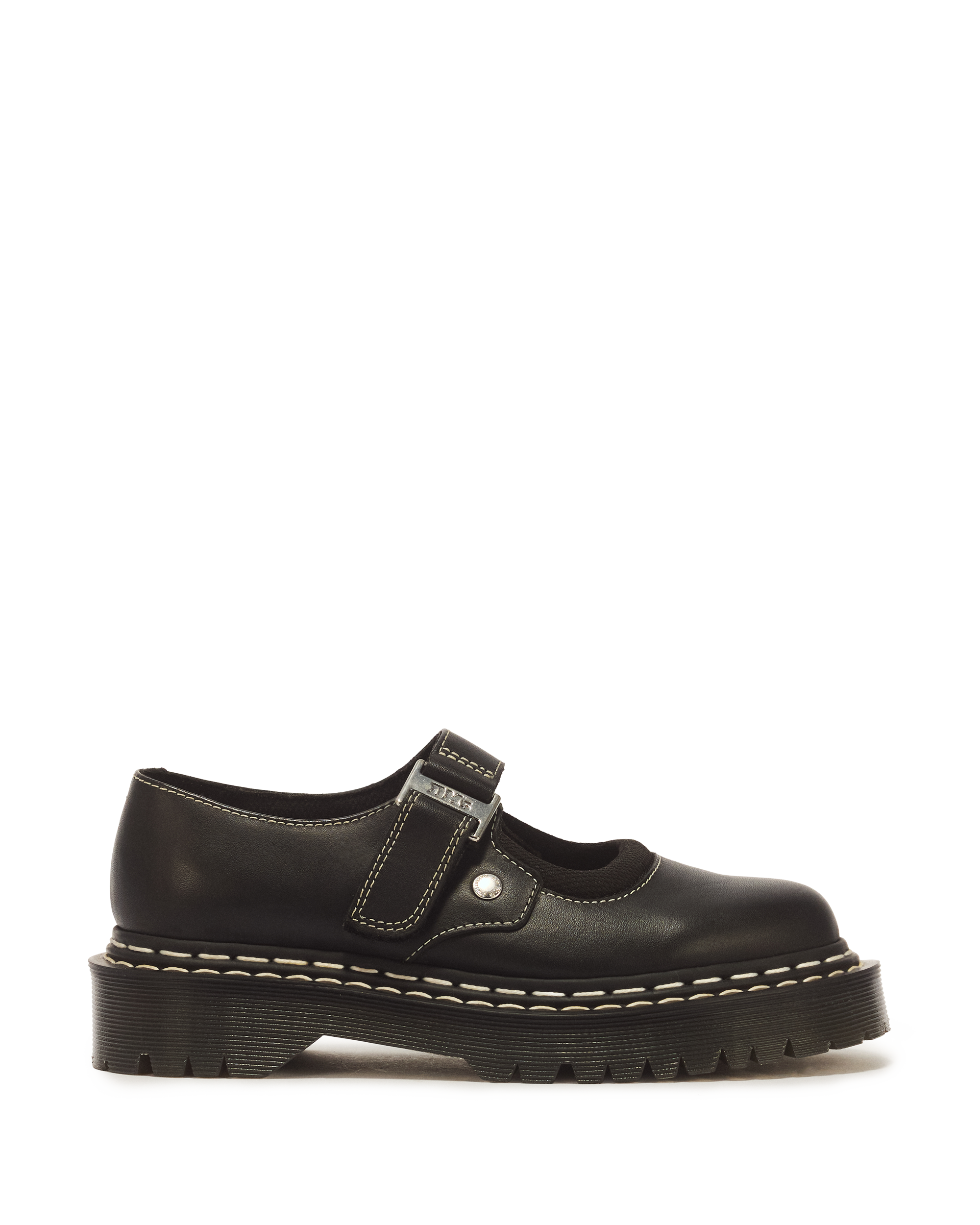 ⚪️B-Moon⚪️Dr. Martens Mary Jane 黒 24cm Mary Jane Bex Double Stitch Leather Shoes in BLACK | Dr. Martens™