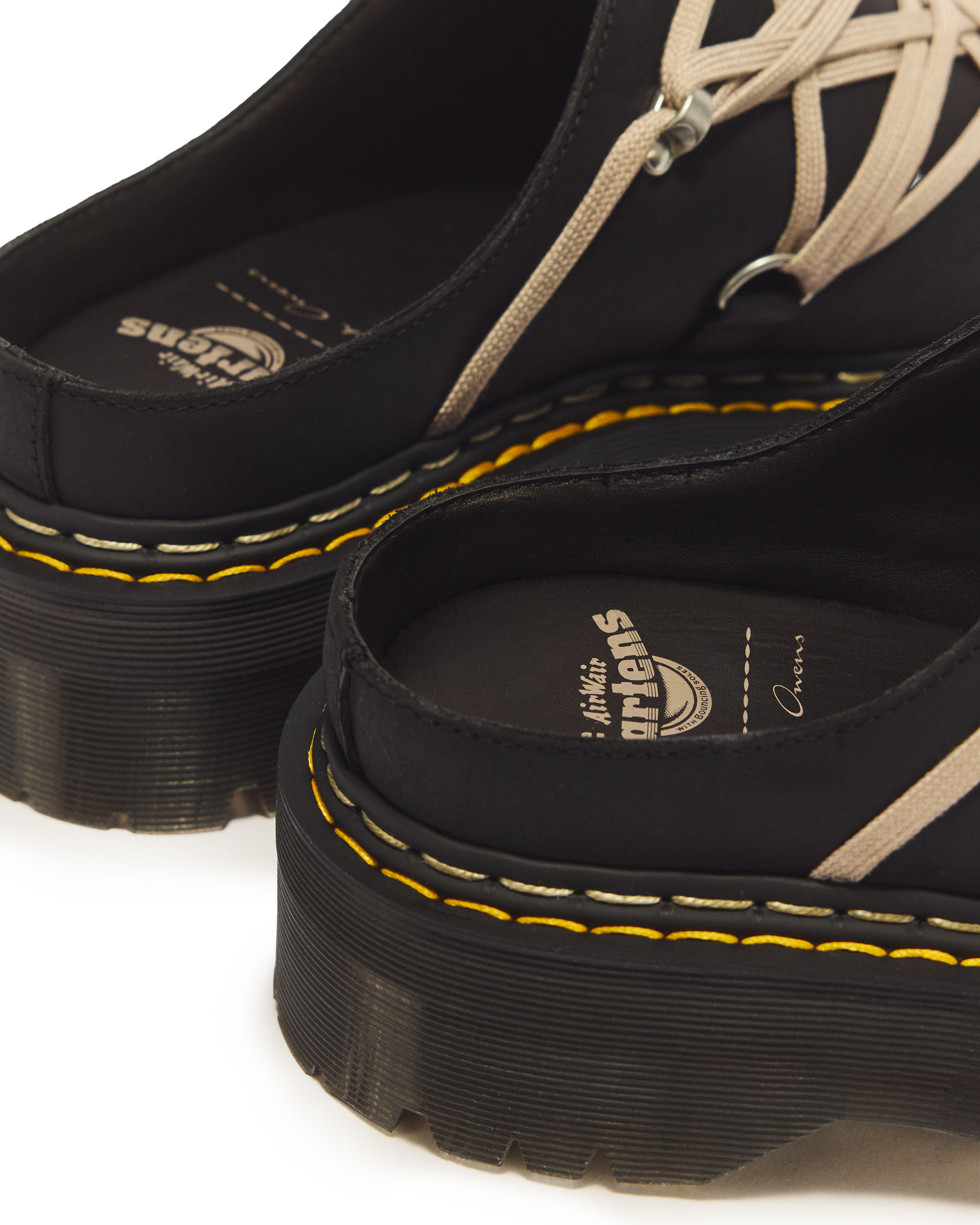 RICK OWENS MEGALACE® MULES in BLACK | Dr. Martens™
