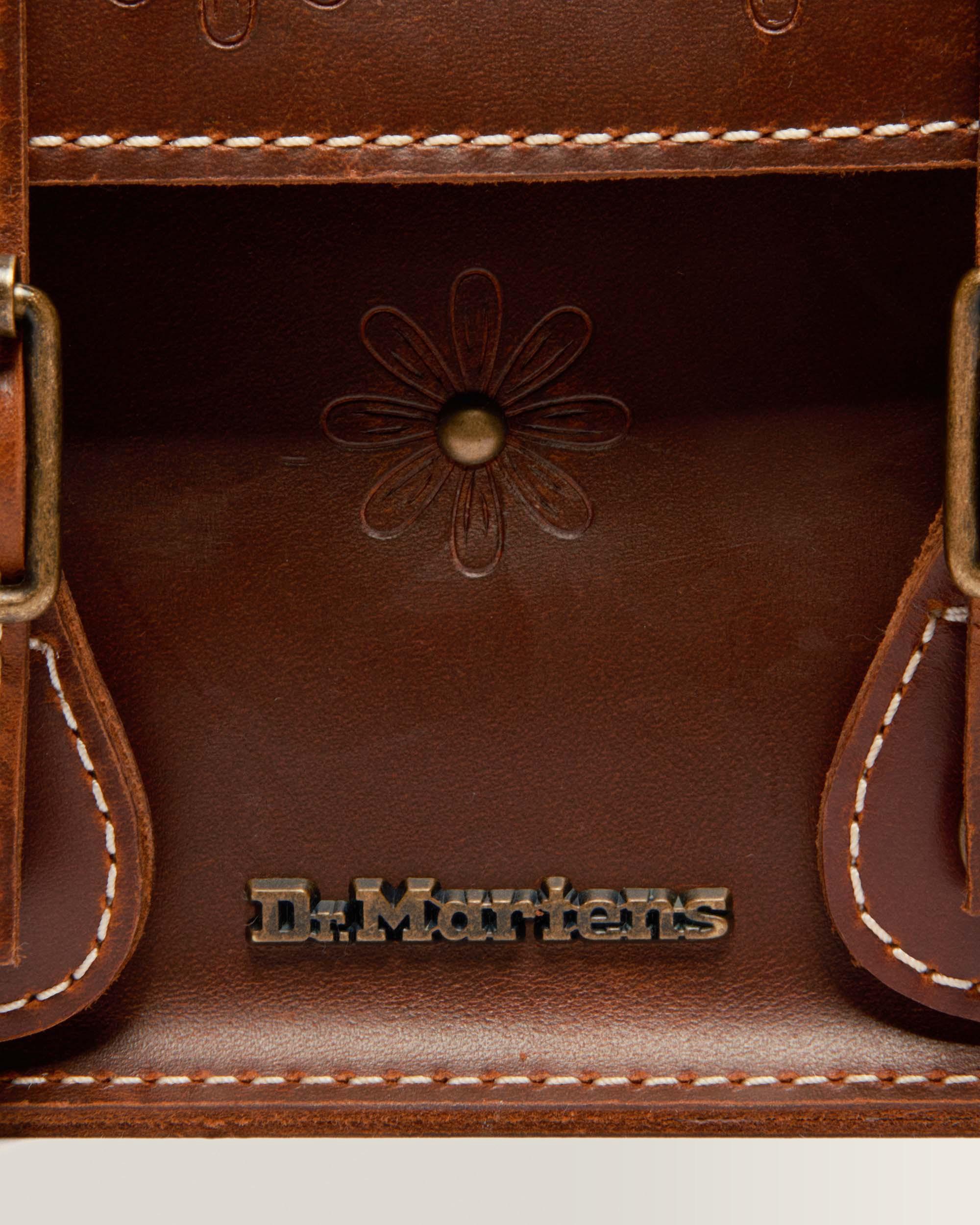 7 Inch Mayhem Leather Satchel in Amber Tan | Dr. Martens™