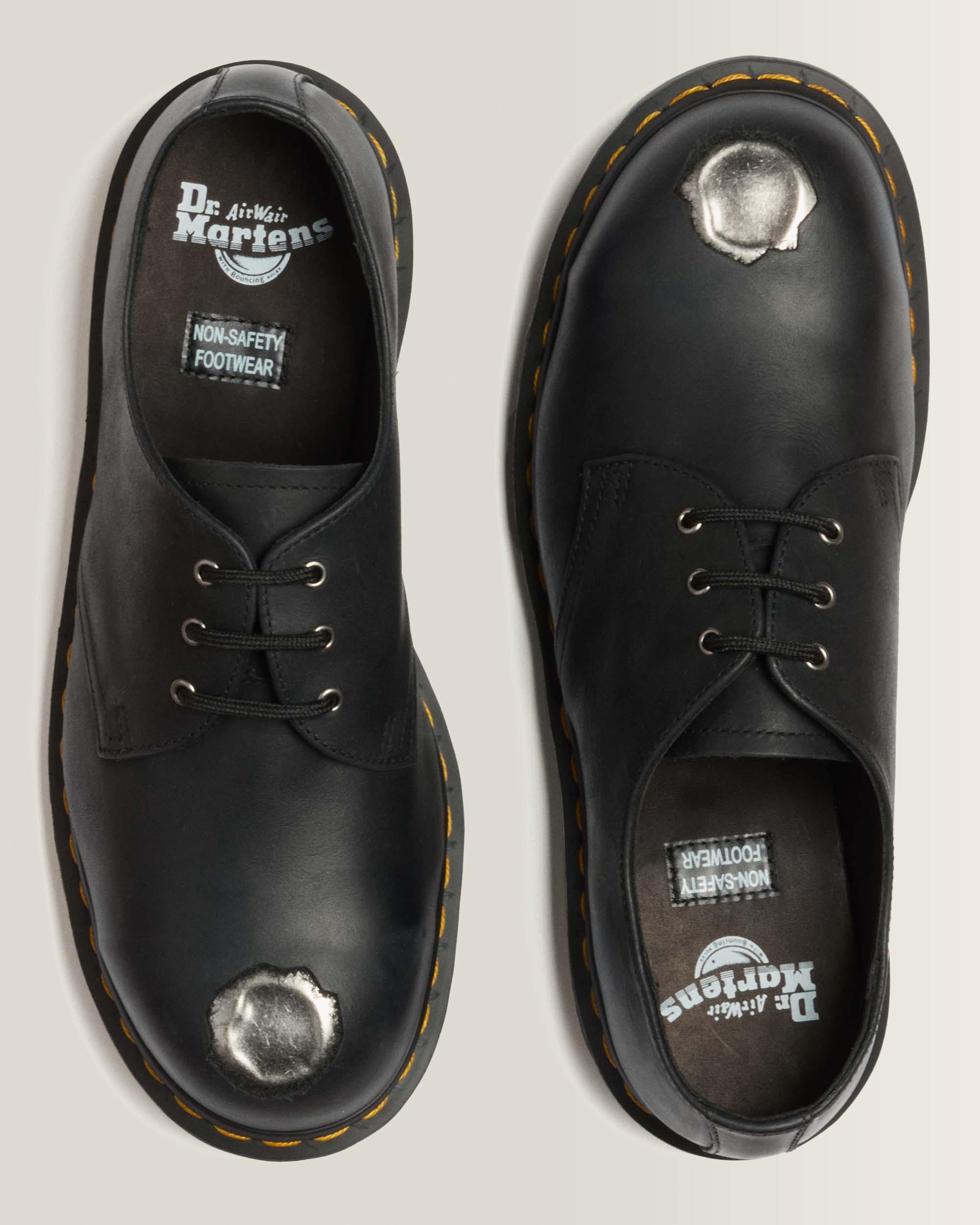 Scarpe 1461 in pelle con puntale in metallo