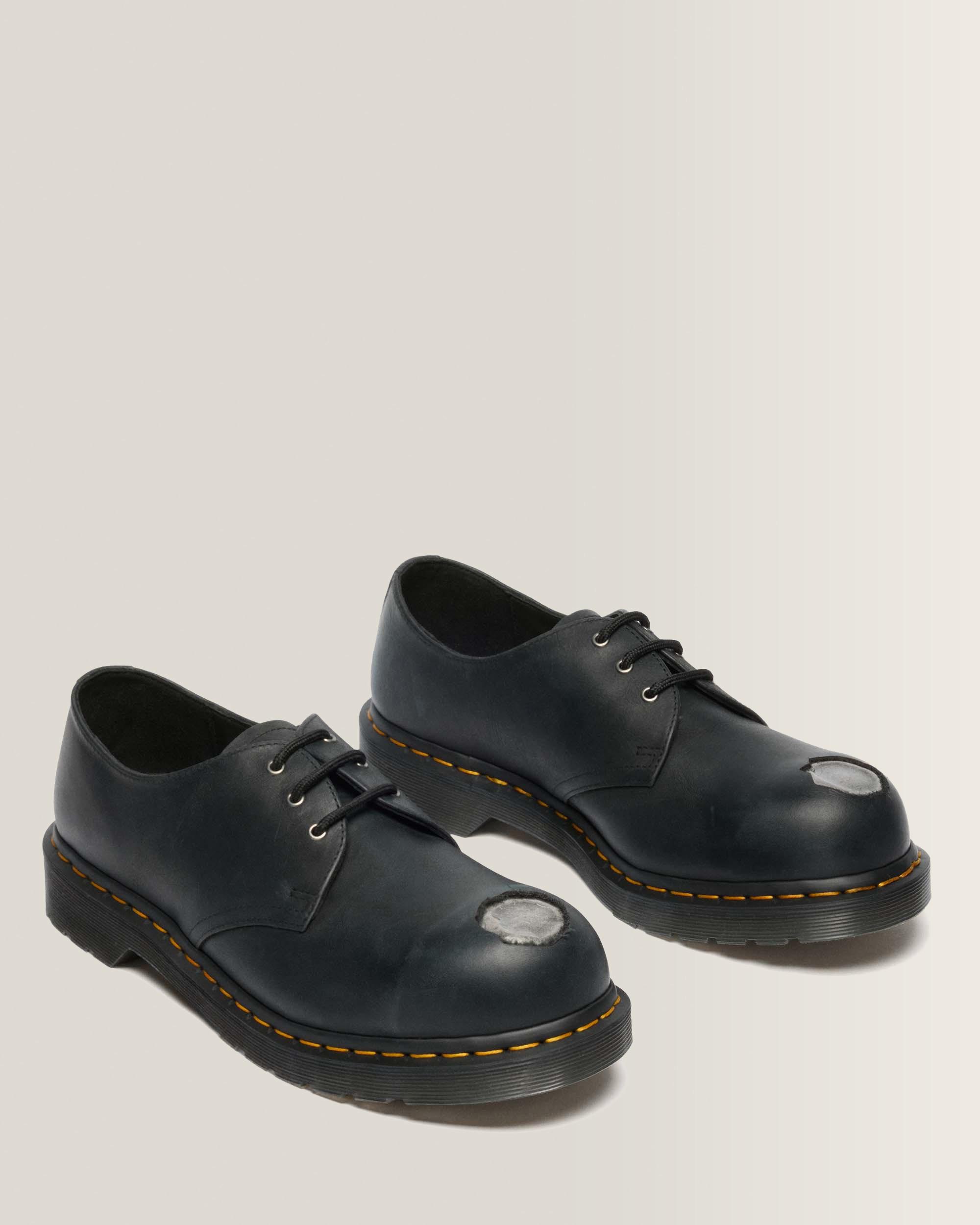 Scarpe 1461 in pelle con puntale in metallo