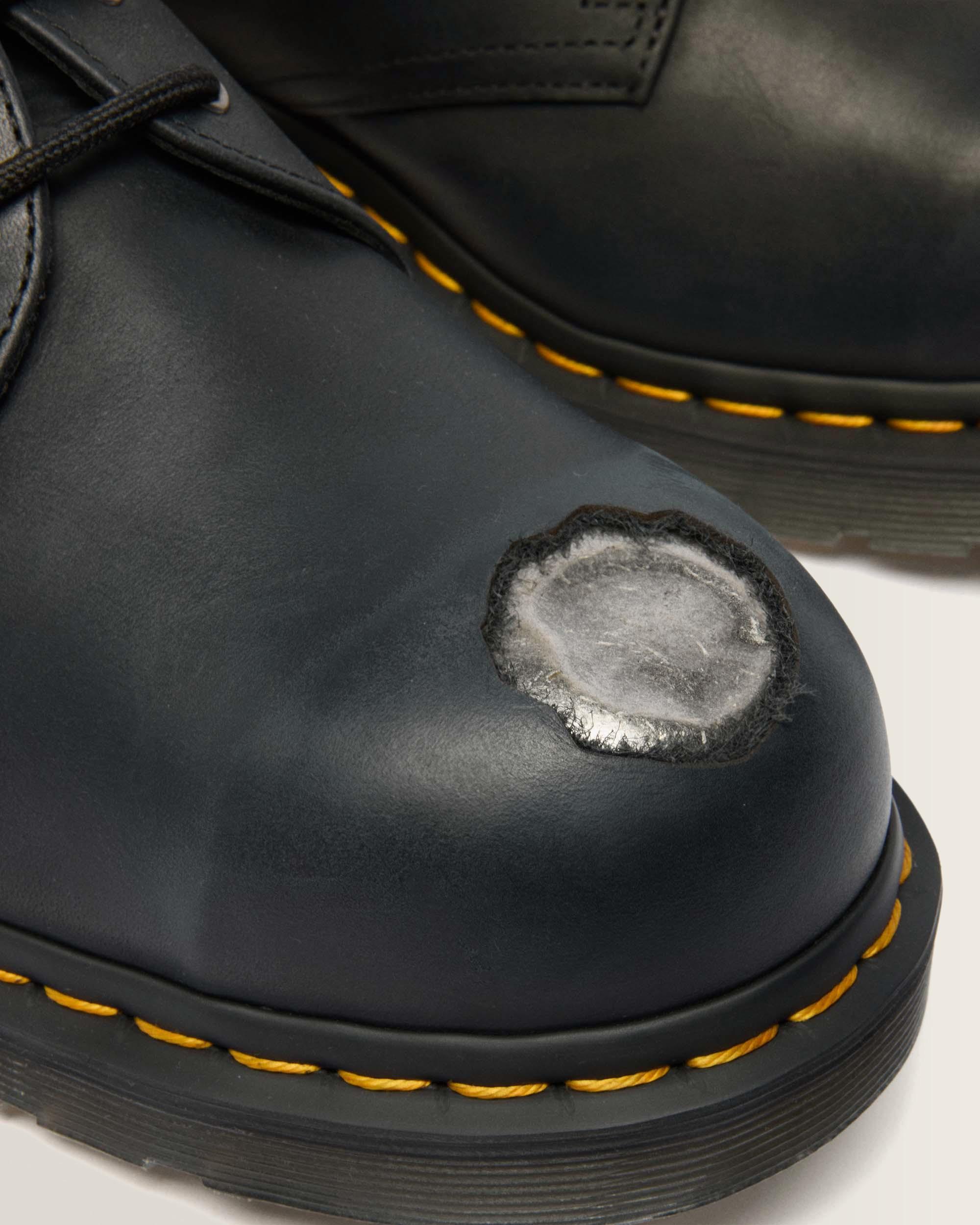 Scarpe 1461 in pelle con puntale in metallo