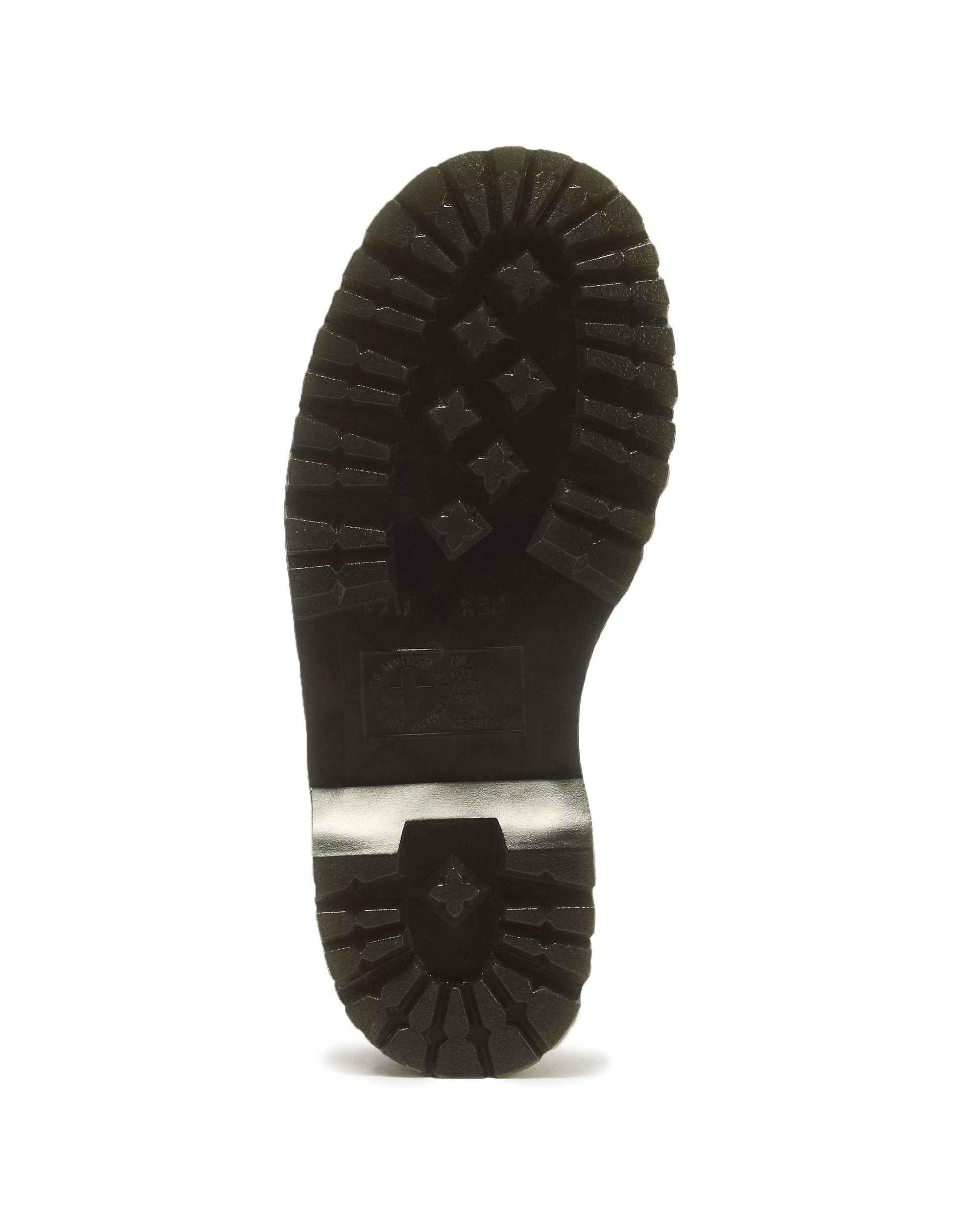 Boots plateformes Sinclair Hearts & Stars en cuir Milled Gloss à 8 œillets
