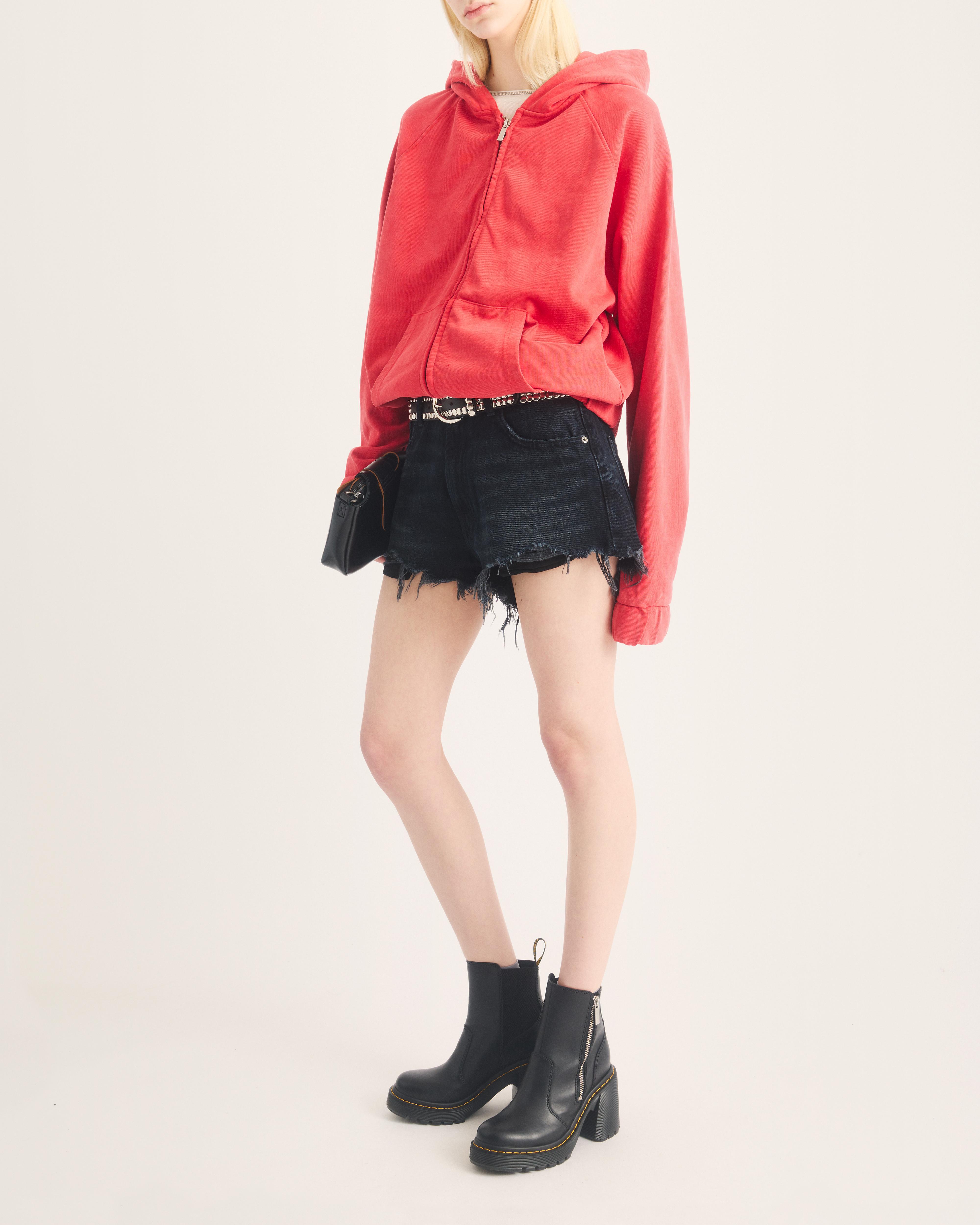 Spence Zip Sendal Leather Heeled Boots in BLACK | Dr. Martens™