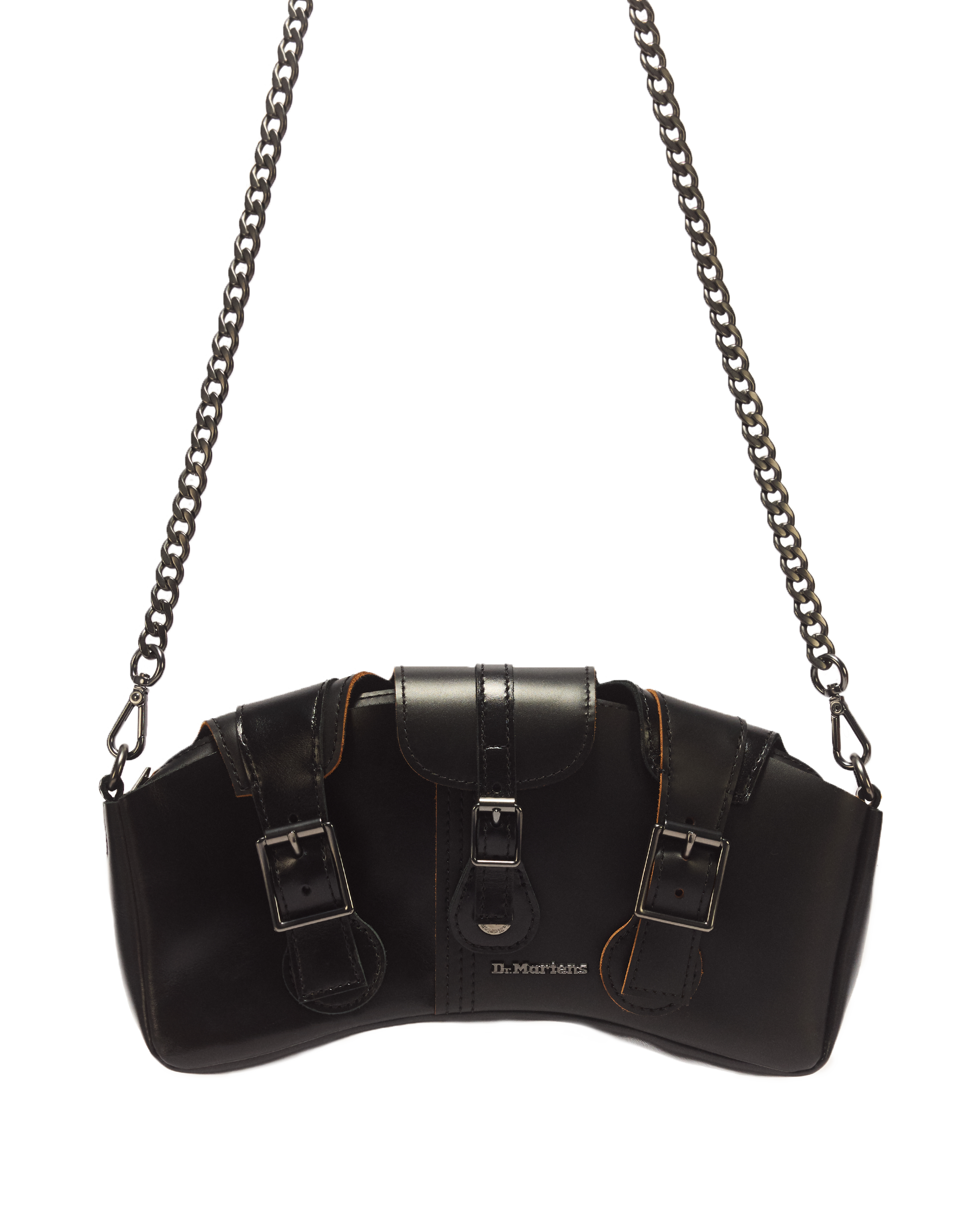 1460 Leather Baguette Shoulder Bag in BLACK | Dr. Martens™