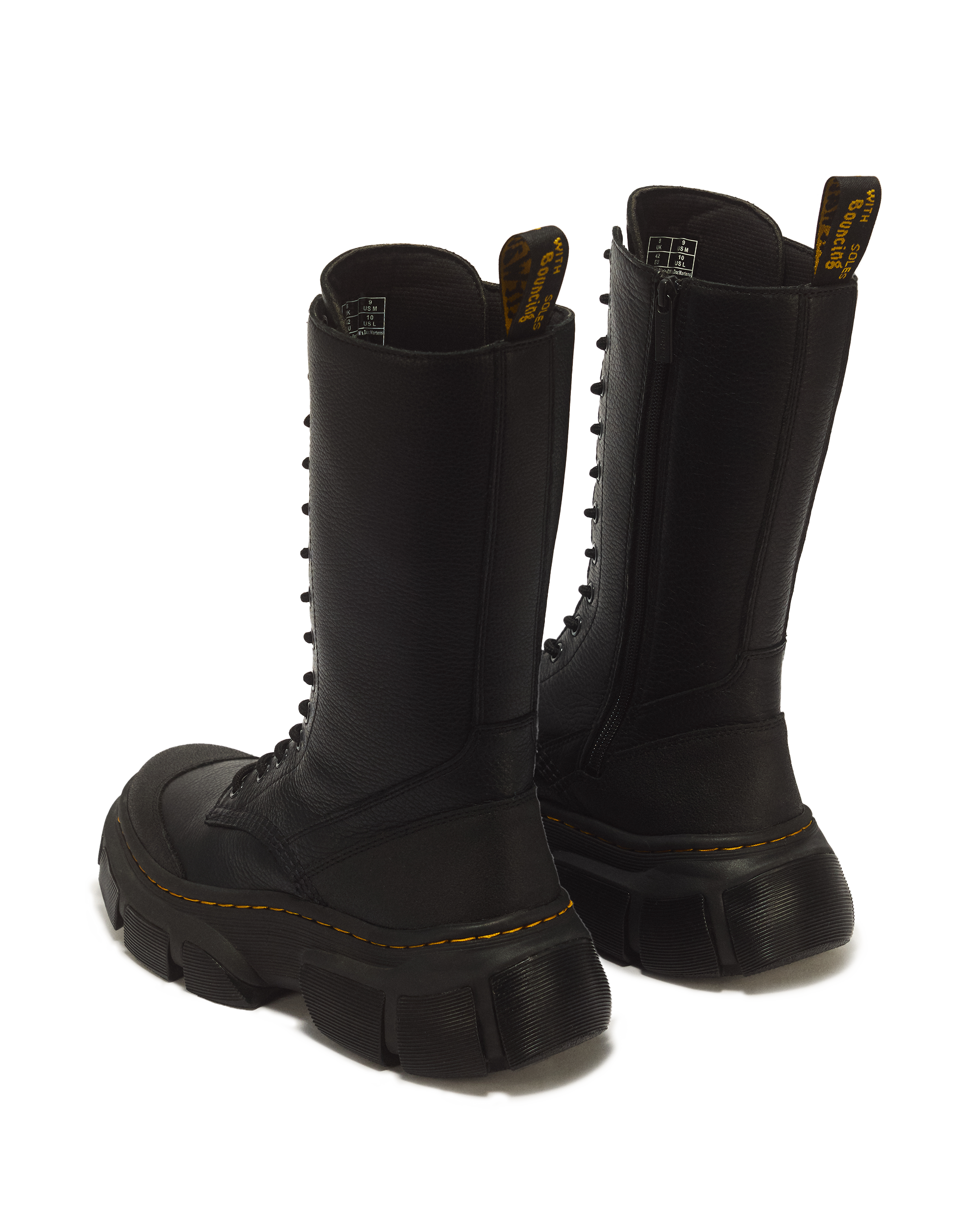 DMXL 14-Ösen Lunar Leder Stiefel