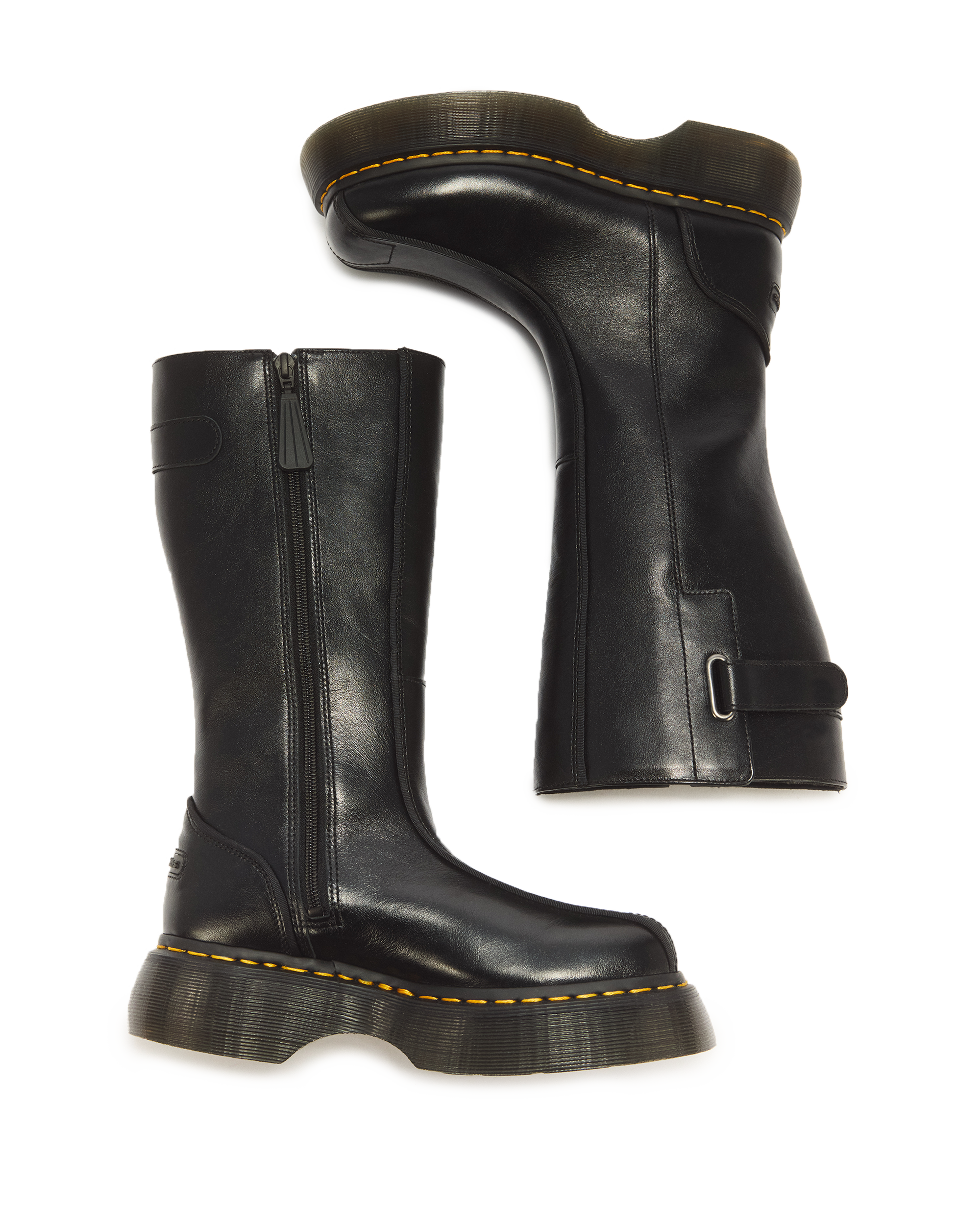 Buzz Hi Gloss Leather Boots