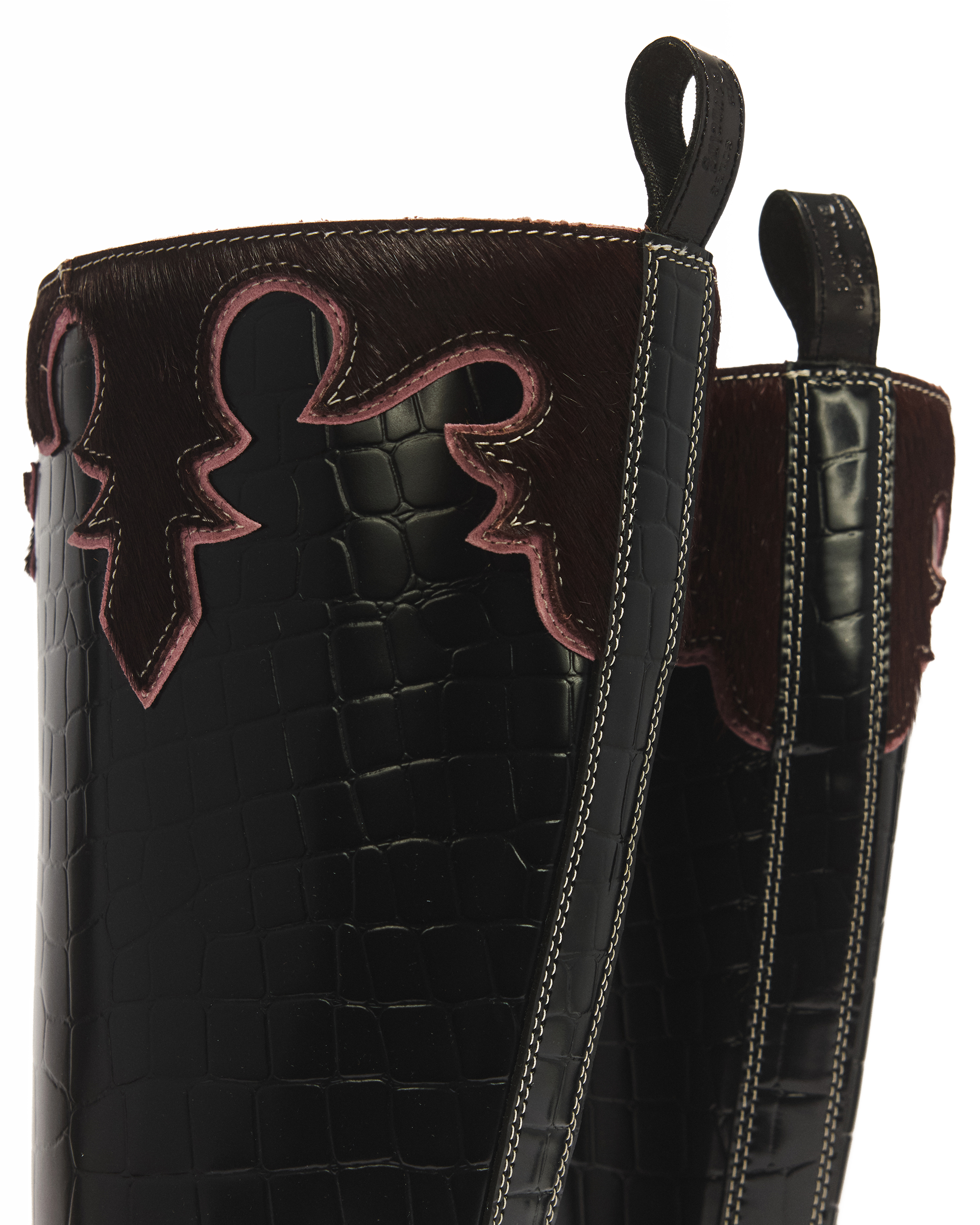 Rejena Hi Croc Emboss & Hair On Leather -maiharit product image