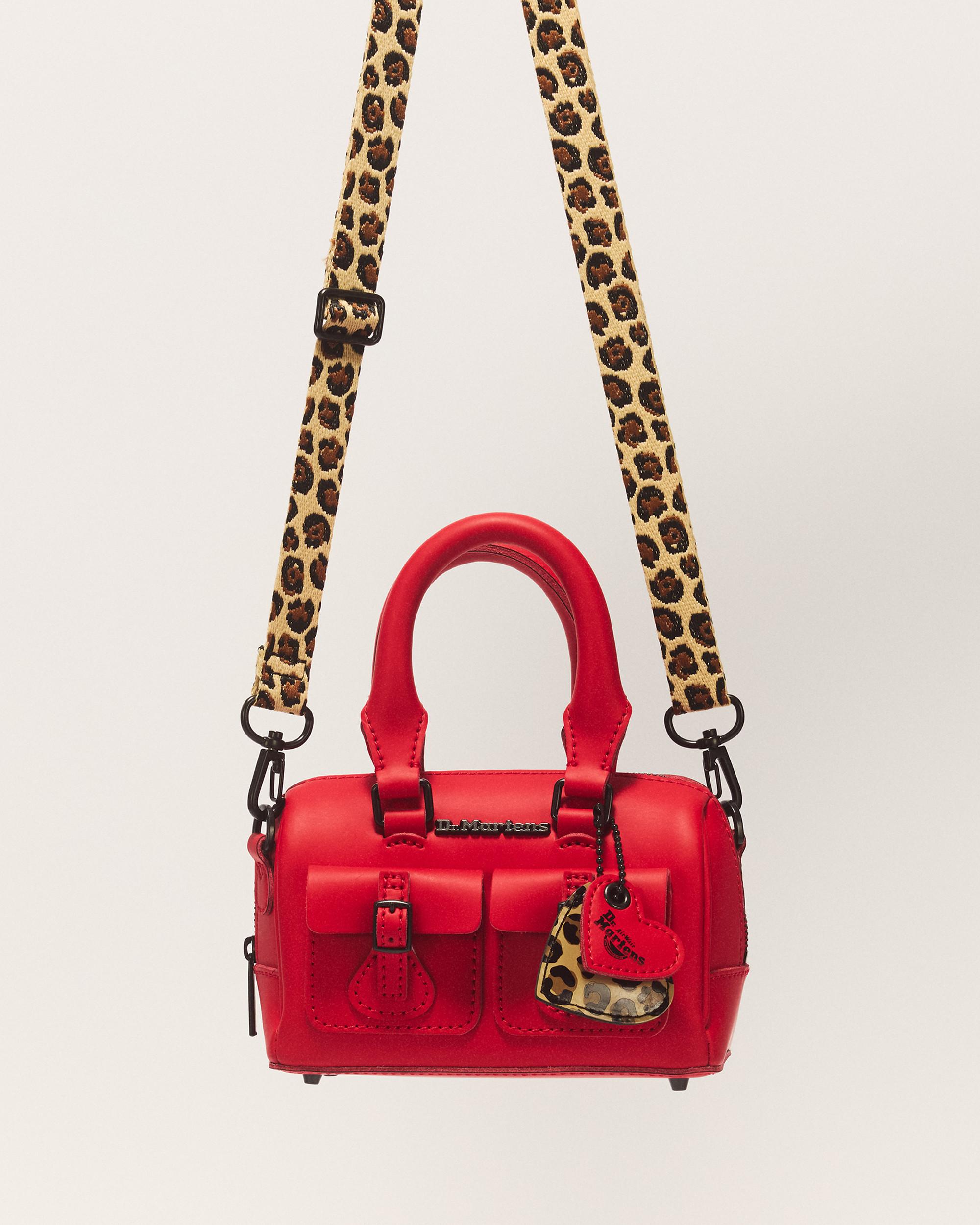 Mini Top Handle Kiev Leather Bag in DMS RED | Dr. Martens™
